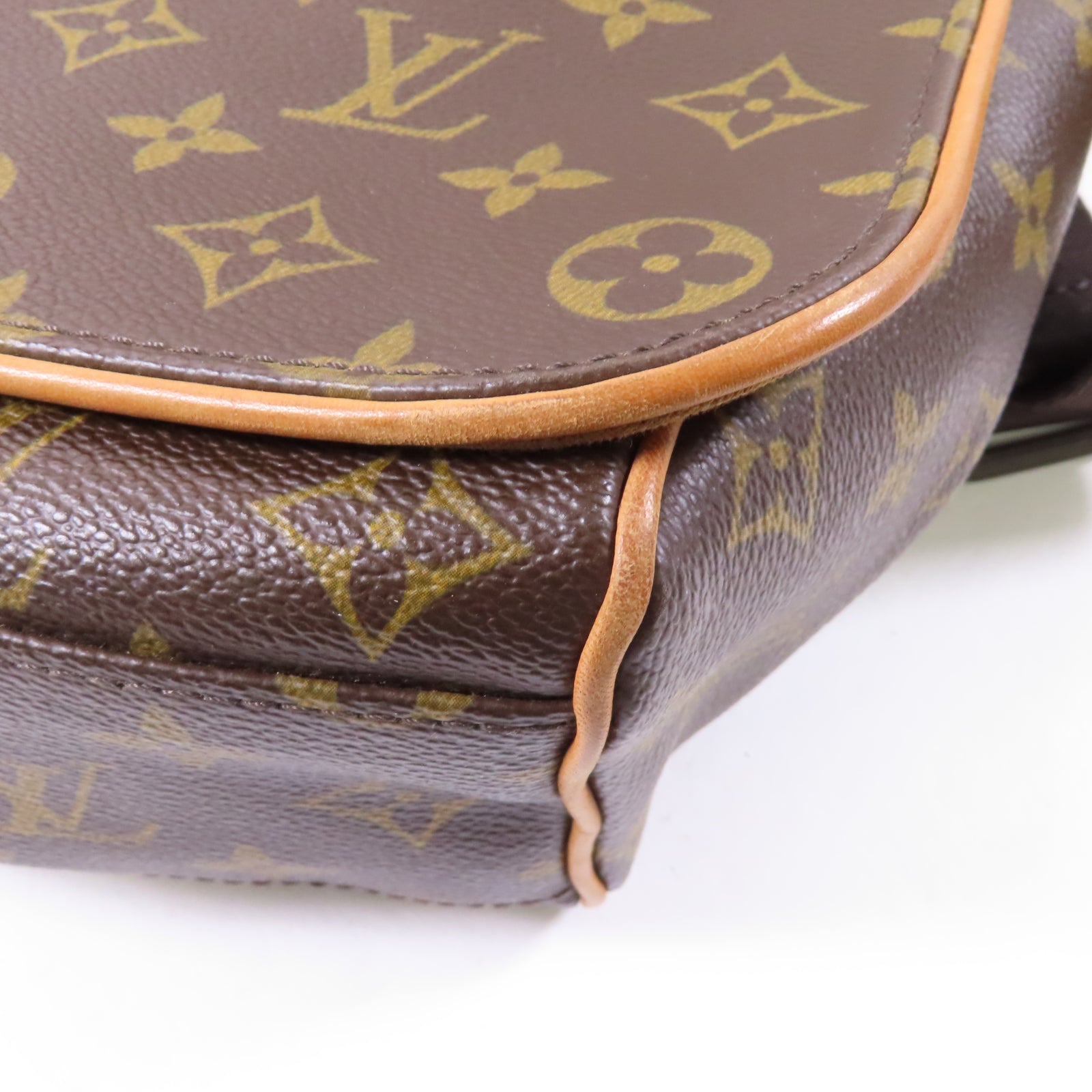LOUIS VUITTON 【激減優惠】Monogram Shoulder Bag金扣肩背袋啡色