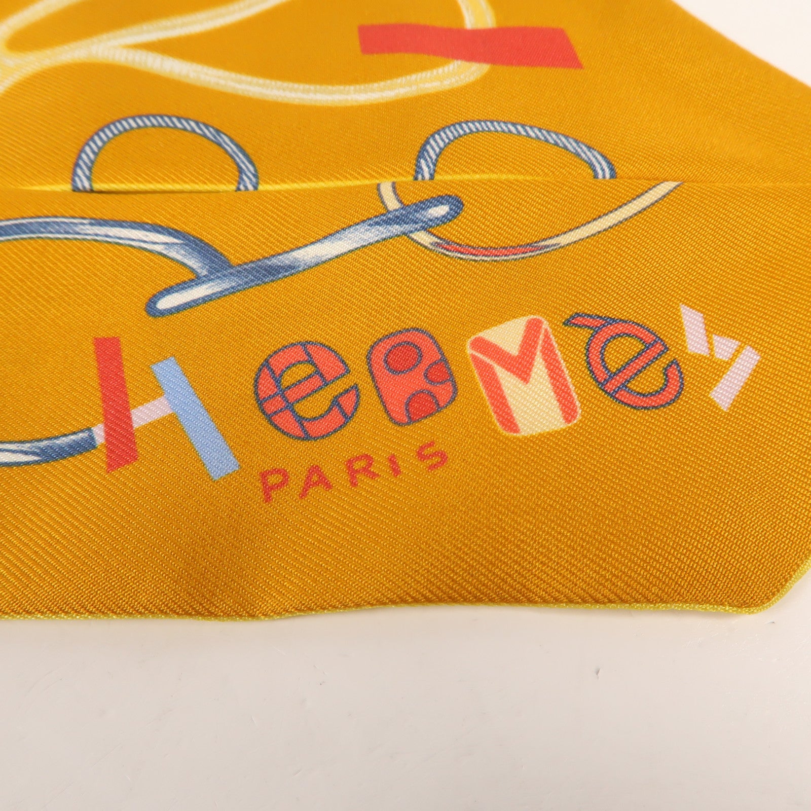 HERMES 【激減優惠】絲質Twilly絲巾