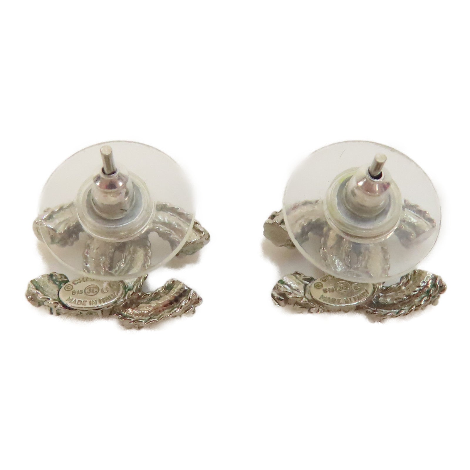 CHANEL 金屬Earrings耳環銀色