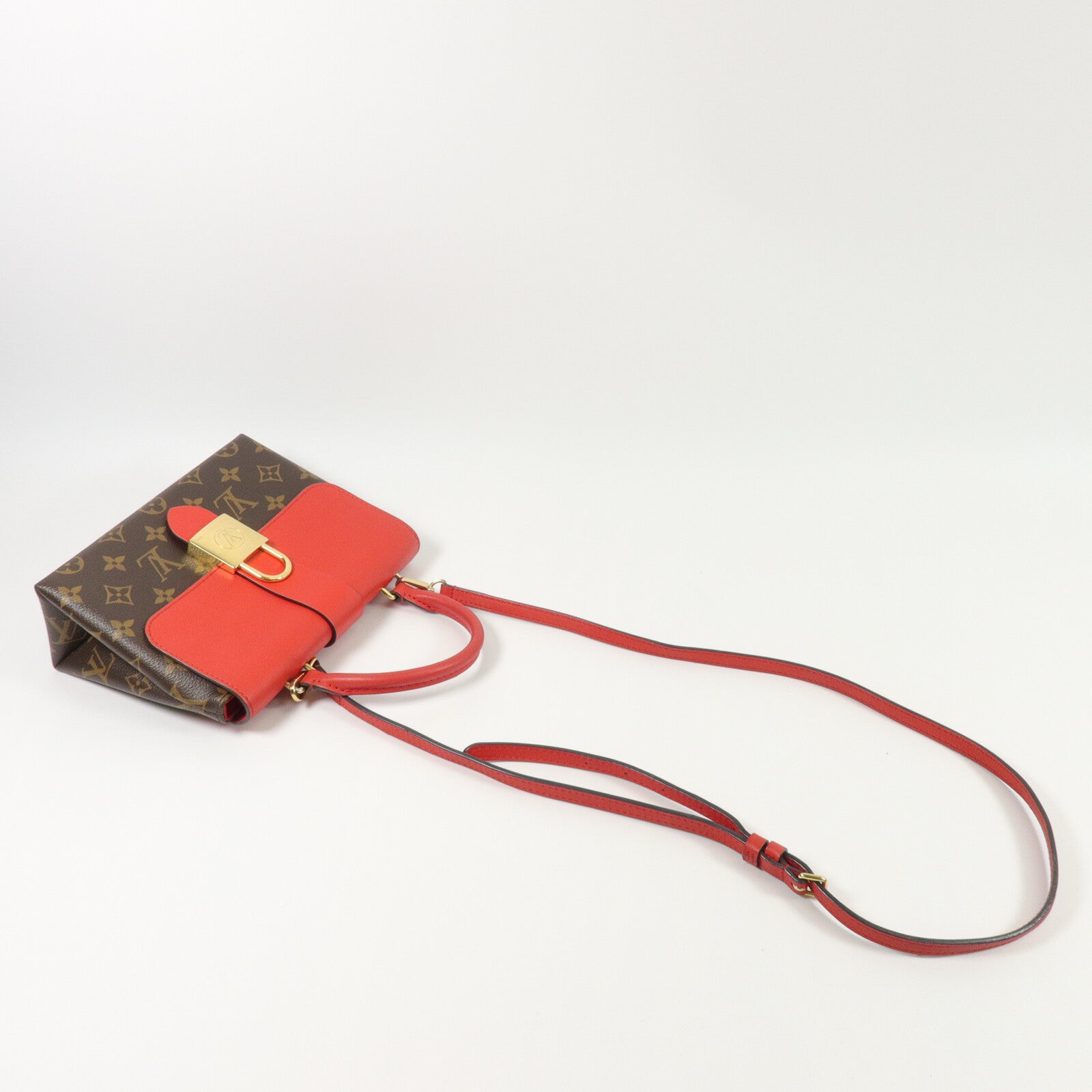 LOUIS VUITTON Monogram Locky BB手挽肩背兩用袋
