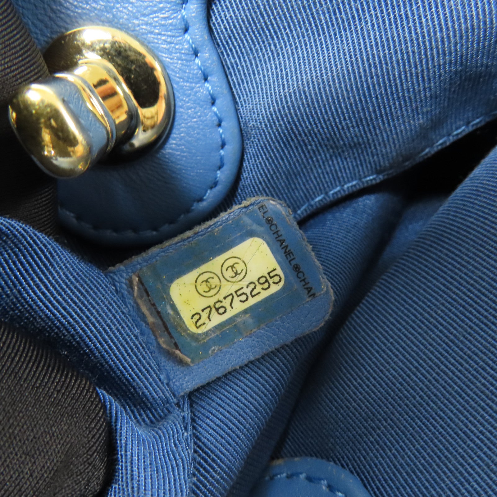 CHANEL 牛皮皮革2way Shoulder Bag金扣手挽肩背兩用袋