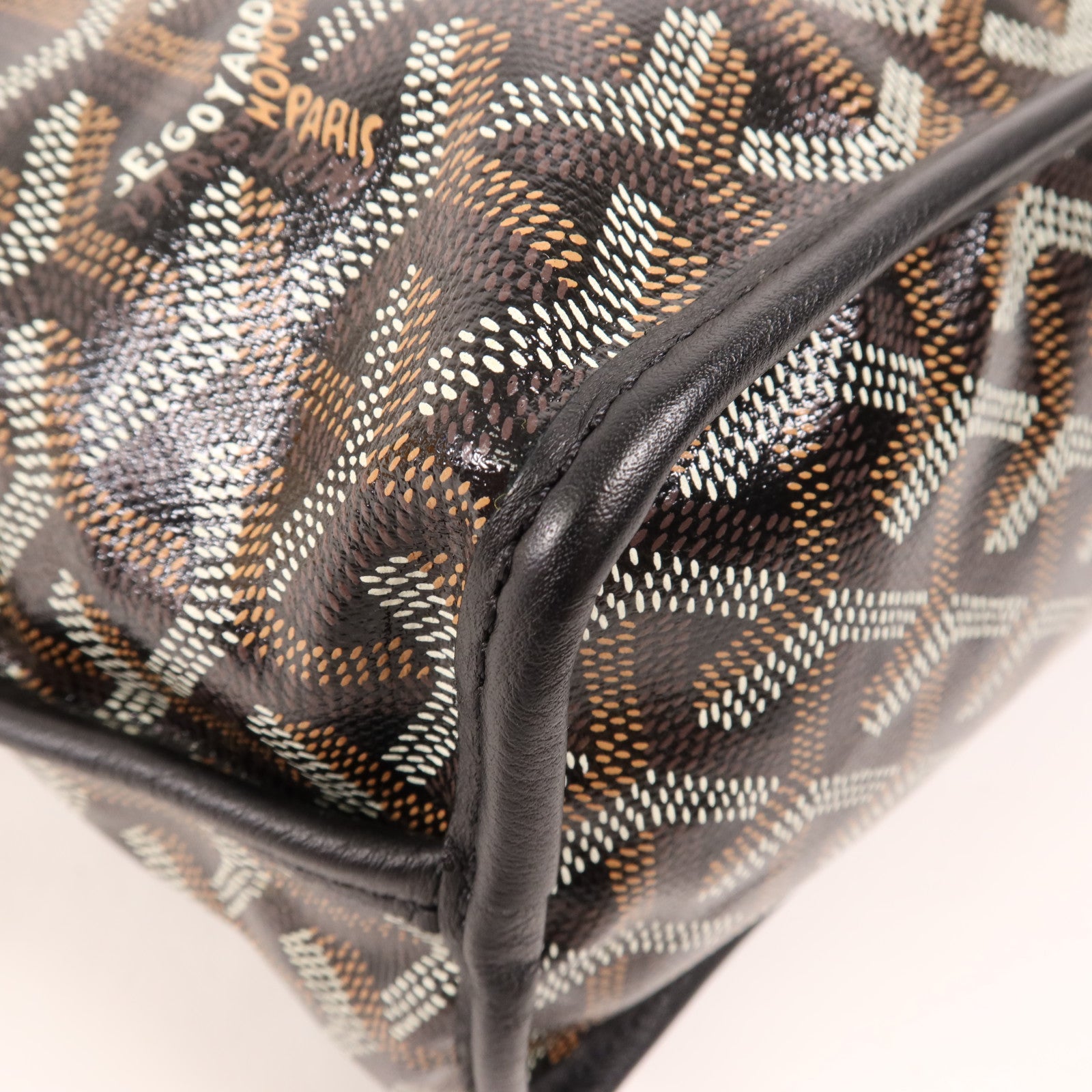 GOYARD 塗層帆布Anjou Mini Bag銀扣手挽袋