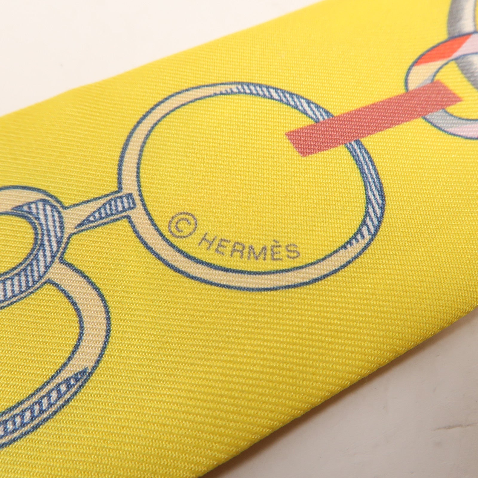 HERMES 【激減優惠】絲質Twilly絲巾