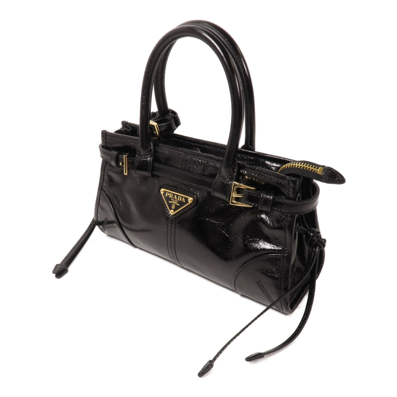 PRADA 牛皮皮革Bonnie Mini手挽肩背兩用袋