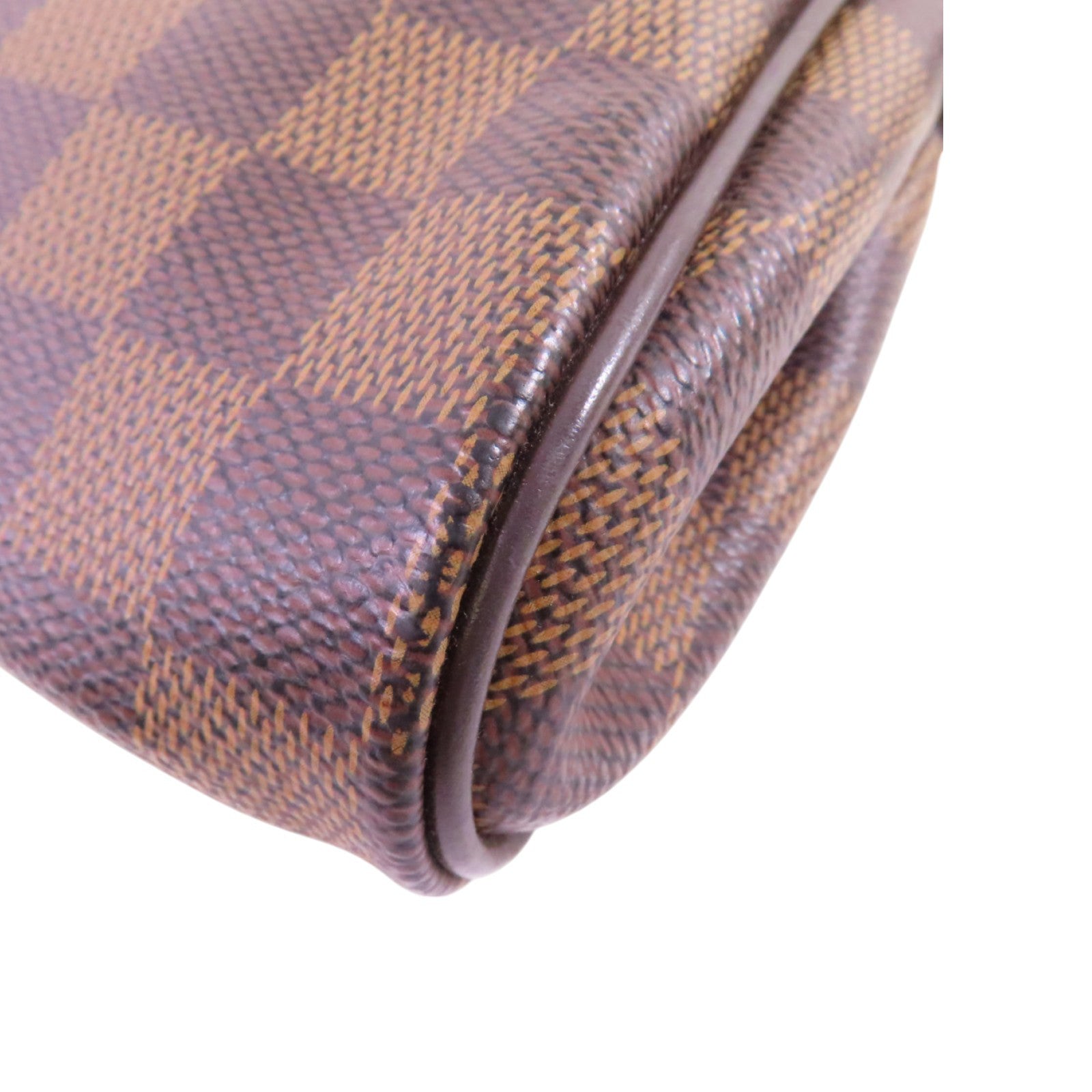 LOUIS VUITTON Damier Eva金扣手挽肩背兩用袋