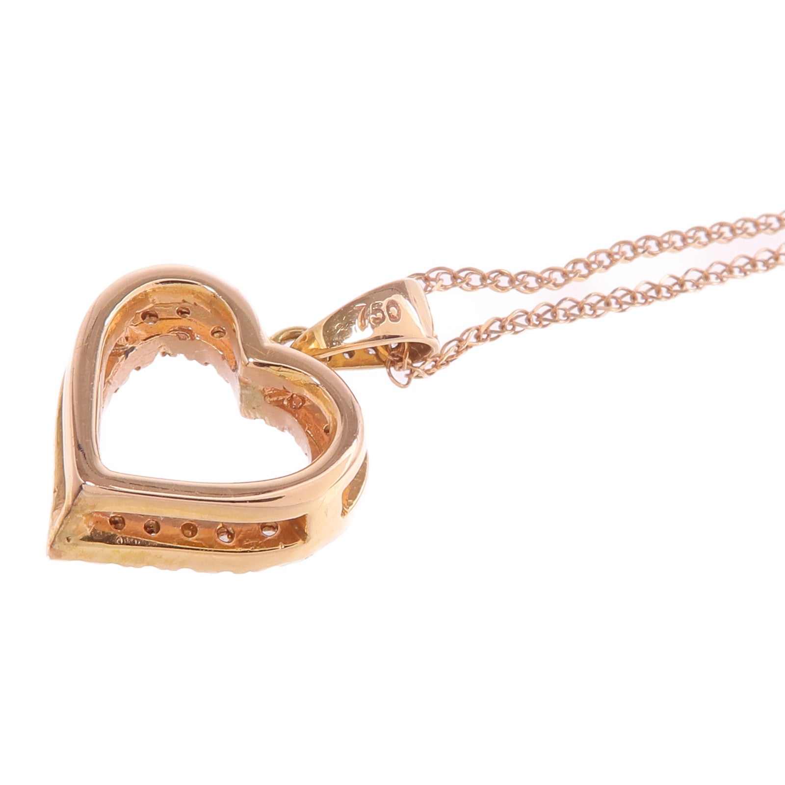 JEWELRY 18K玫瑰金Diamond Necklace鑽石項鍊