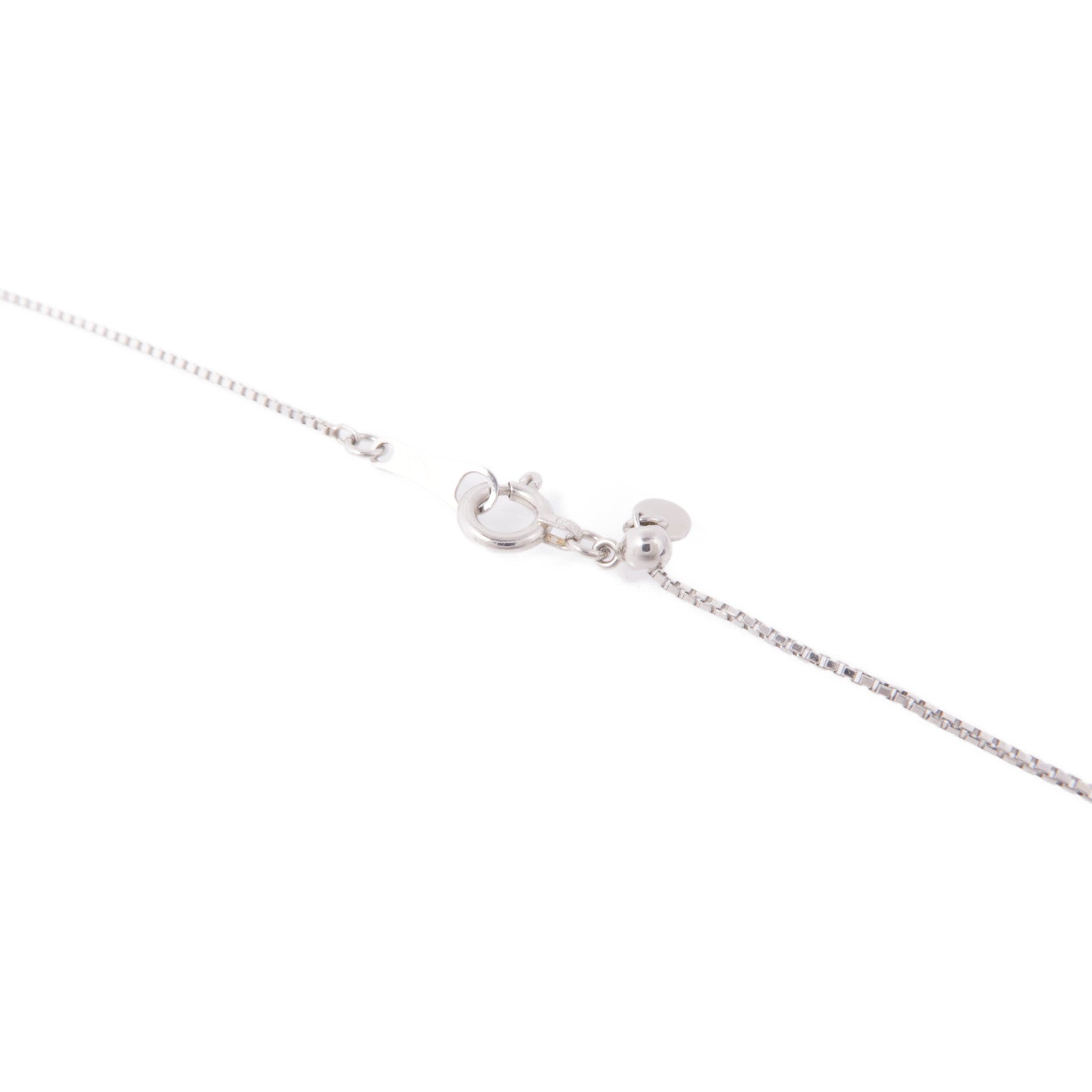 JEWELRY Ruby Diamond Necklace 18K White Gold