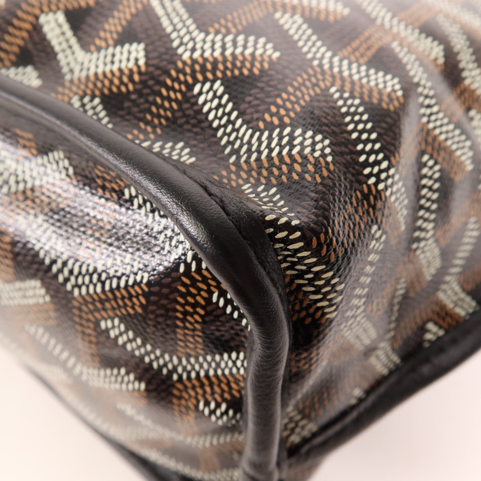 GOYARD 塗層帆布Anjou Mini Bag銀扣手挽袋