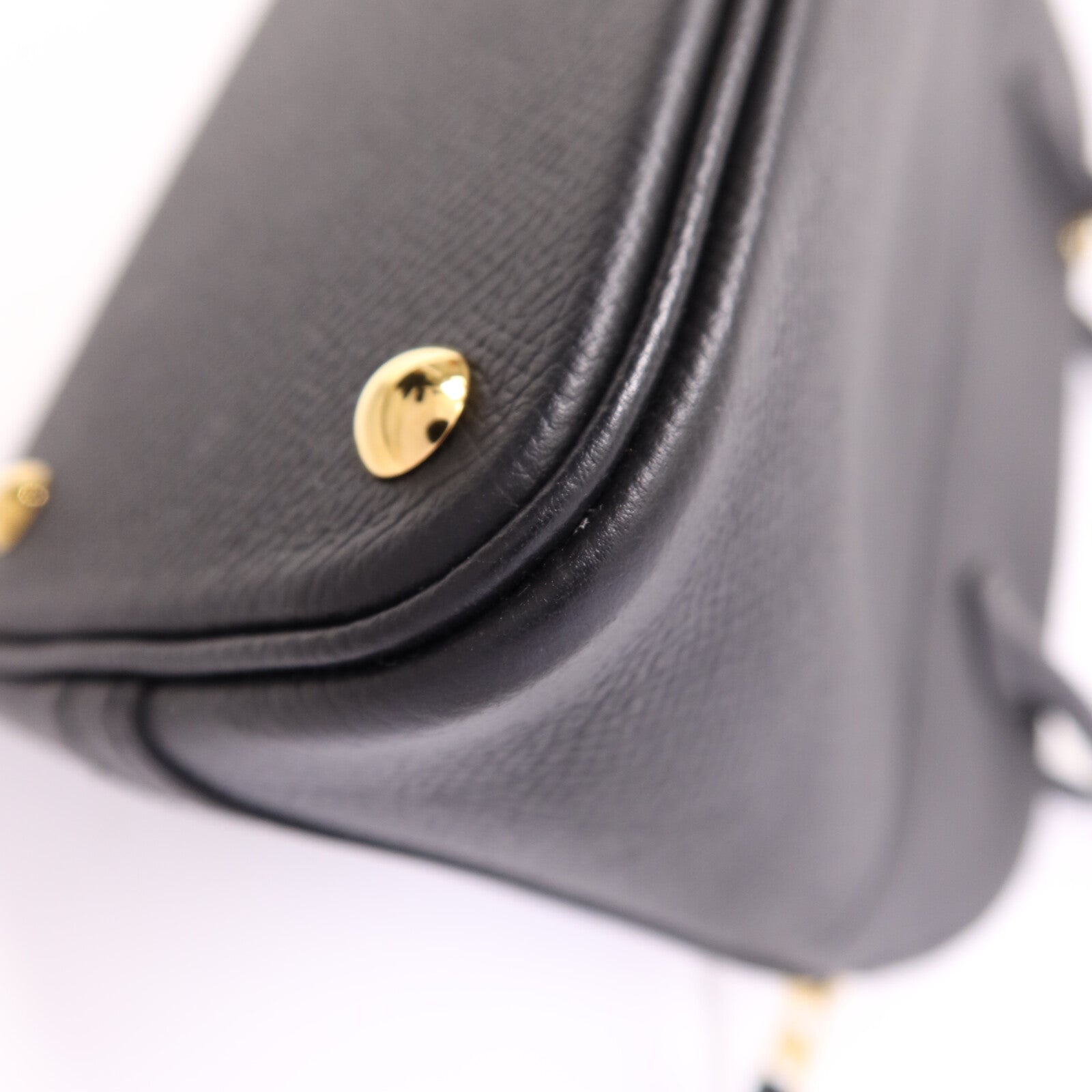 HERMES Epsom皮革Bolide 27金扣手挽肩背兩用袋Noir