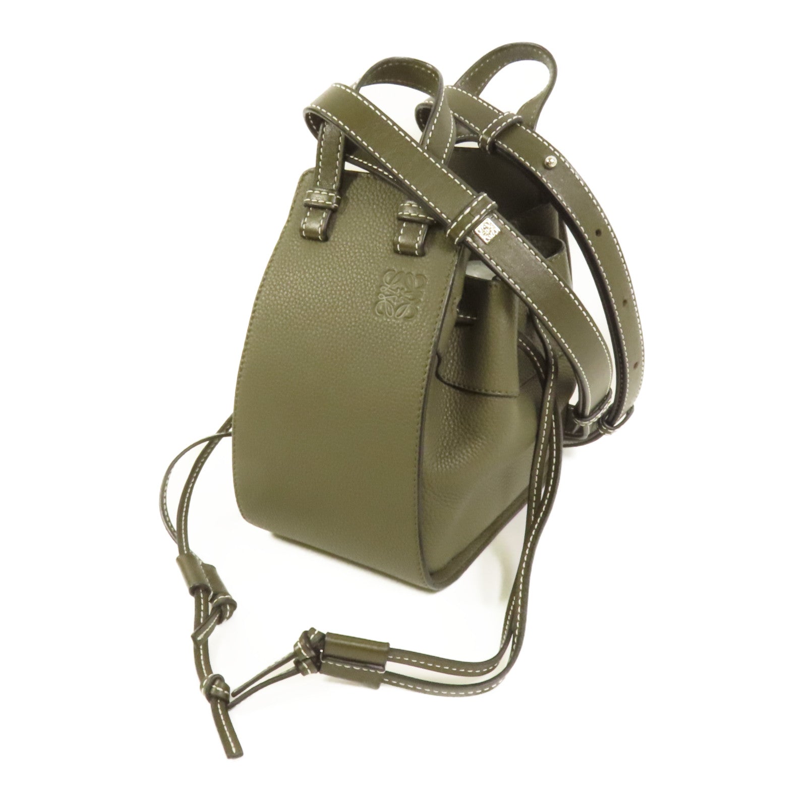 LOEWE 牛皮皮革Hammock Mini手挽肩背兩用袋