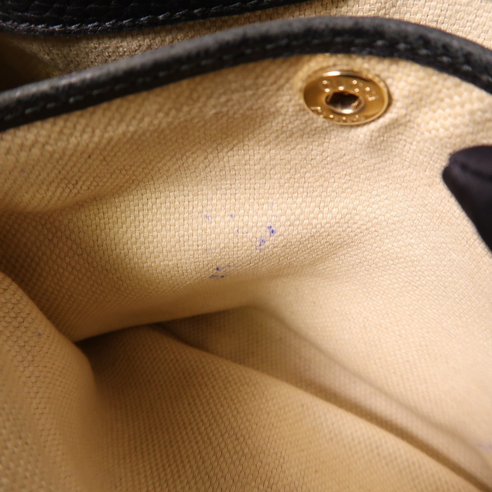 GUCCI 牛皮皮革Shoulder Bag銀扣鏈帶肩背袋