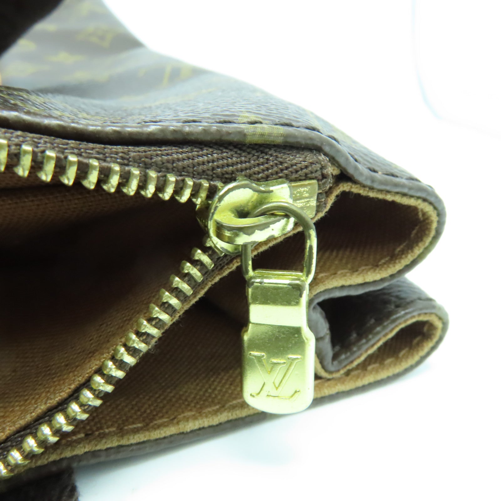 LOUIS VUITTON 【激減優惠】Monogram Cabas Beaubourg金扣肩背袋啡色