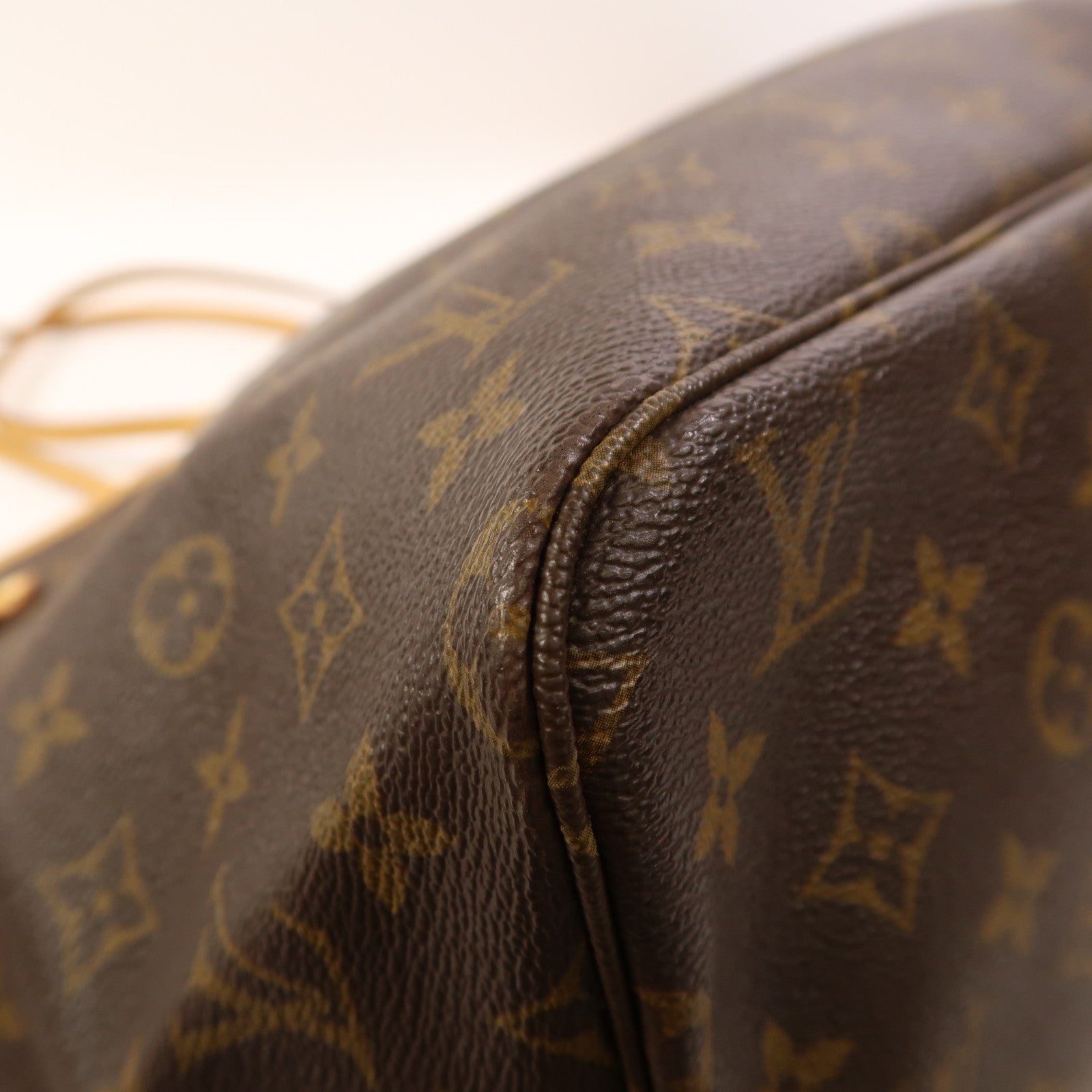 LOUIS VUITTON Monogram Neverfull GM金扣手挽袋