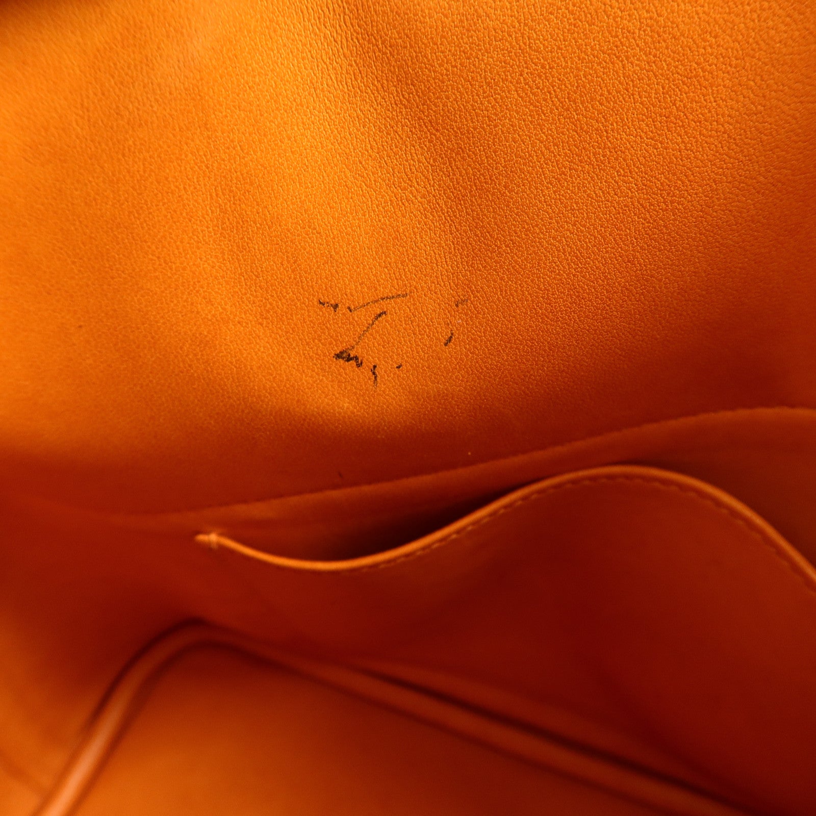 HERMES Clemence皮革Bolide 31手挽肩背兩用袋Orange