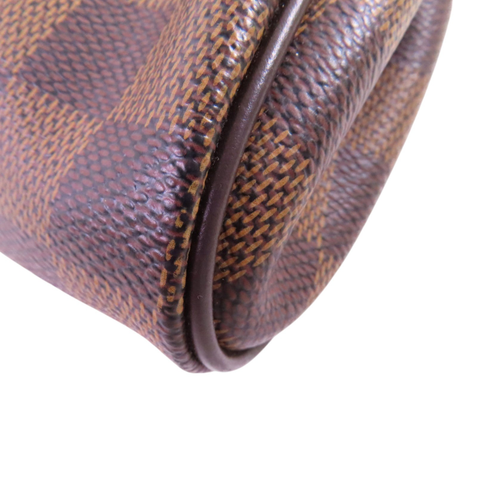 LOUIS VUITTON Damier Eva金扣手挽肩背兩用袋