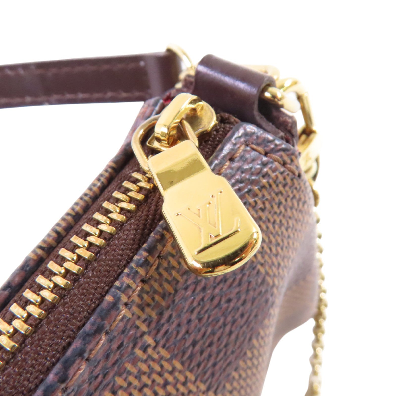 LOUIS VUITTON Damier Eva金扣手挽肩背兩用袋