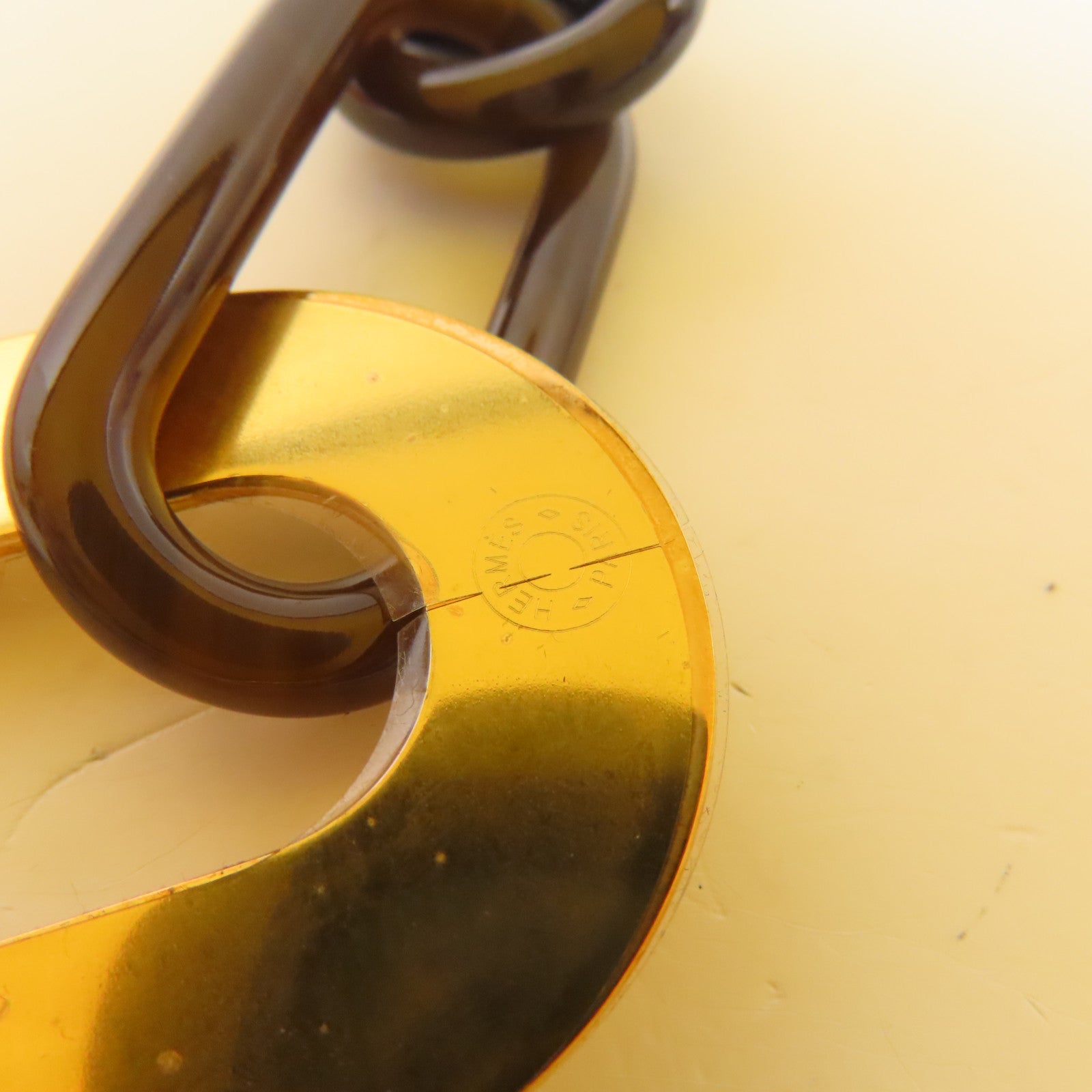 HERMES 牛角/金屬Buffalo Horn Mayan Necklace項鍊