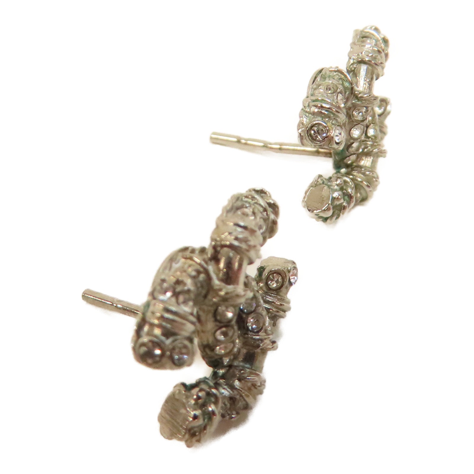 CHANEL 金屬Earrings耳環銀色