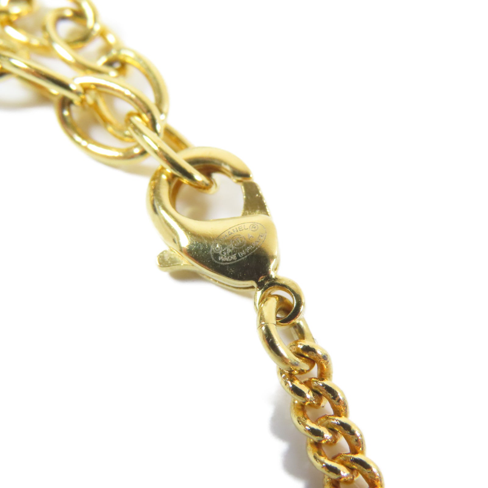 CHANEL 金屬Necklace項鍊金色