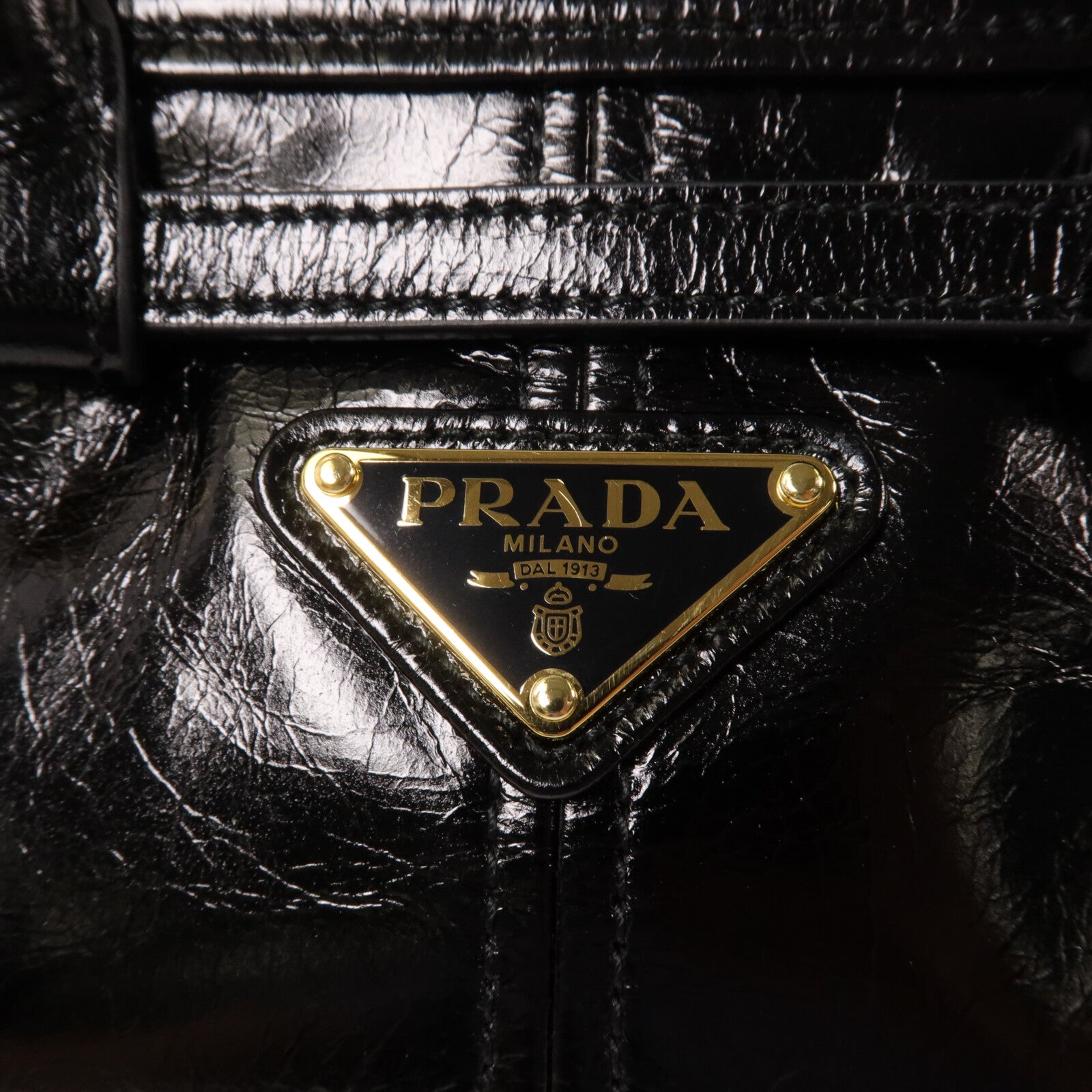 PRADA 牛皮皮革Bonnie Mini手挽肩背兩用袋