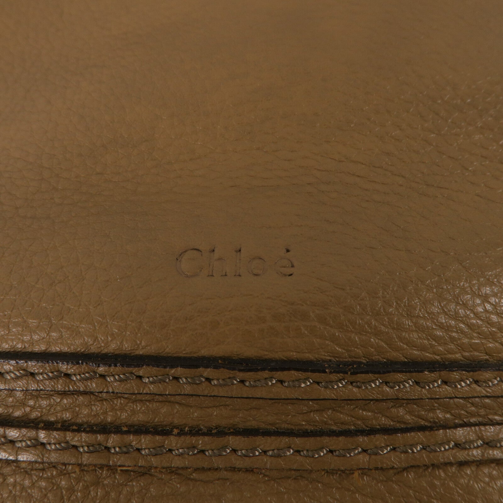 Chloe 牛皮皮革Marice手挽袋
