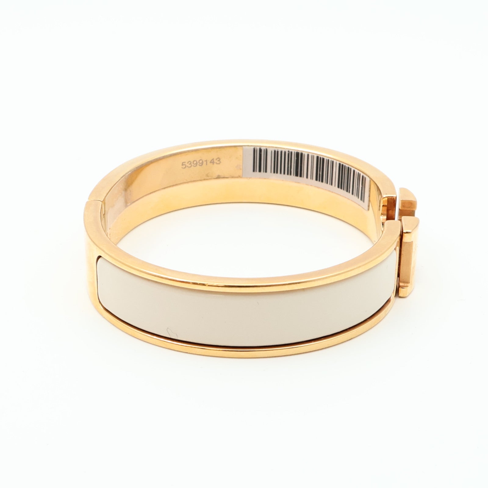 HERMES 金屬/琺瑯Clic H Bracelet金扣手鐲