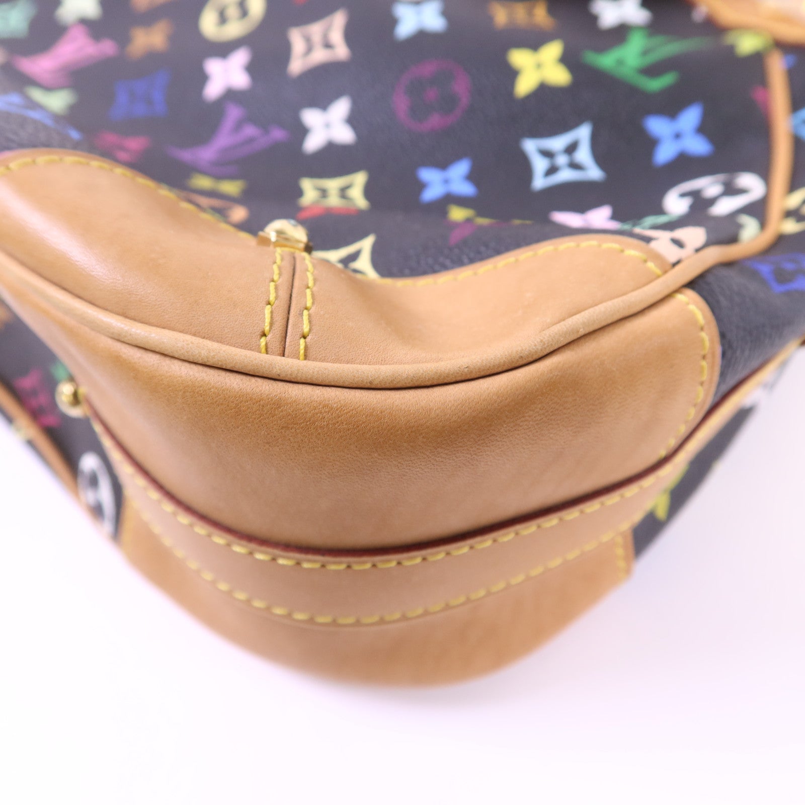 LOUIS VUITTON Monogram Multicolore Greta金扣肩背袋