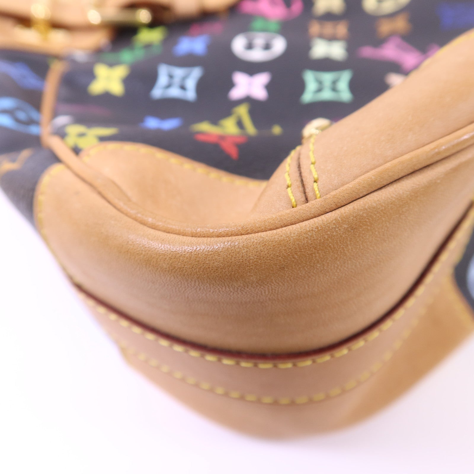 LOUIS VUITTON Monogram Multicolore Greta金扣肩背袋