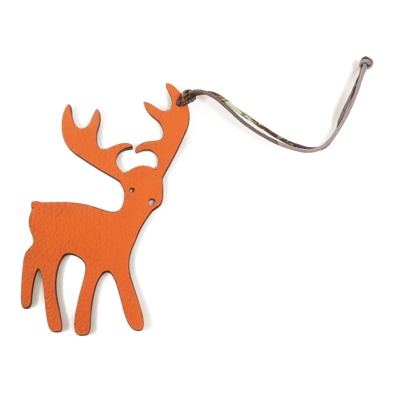 HERMES Epsom/Clemence皮革Deer Bag Charm掛飾