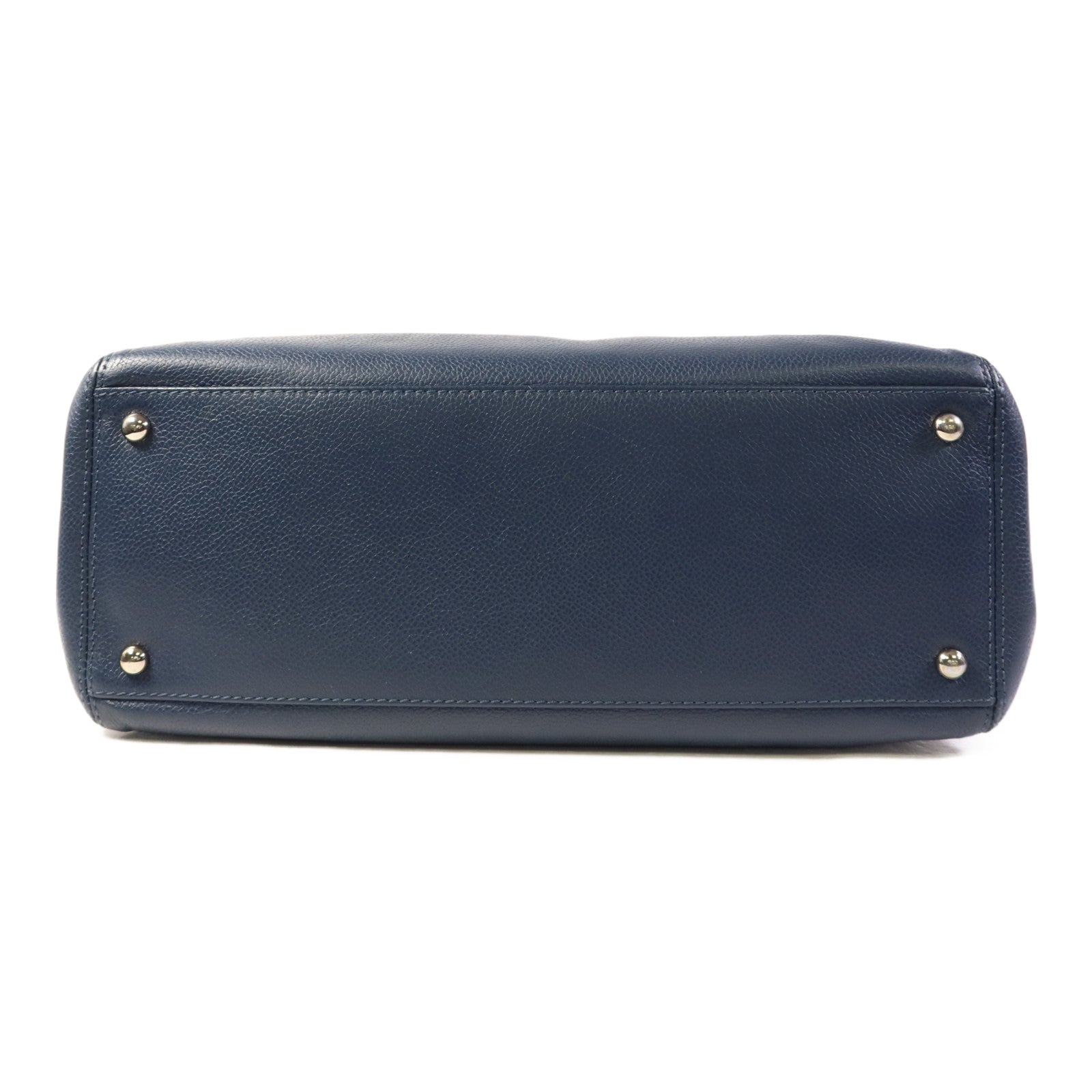 CHANEL 牛皮皮革Shoulder Bag銀扣肩背袋