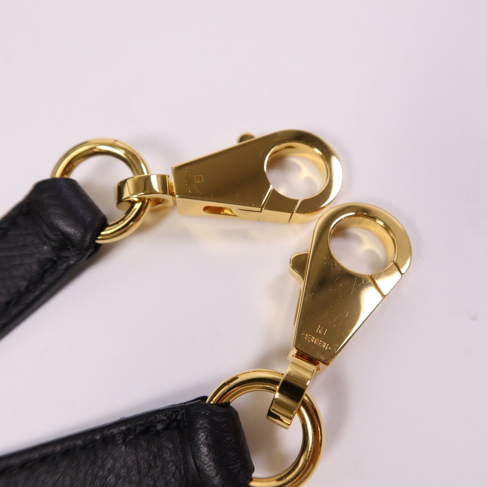 HERMES Epsom皮革Bolide 27金扣手挽肩背兩用袋Noir