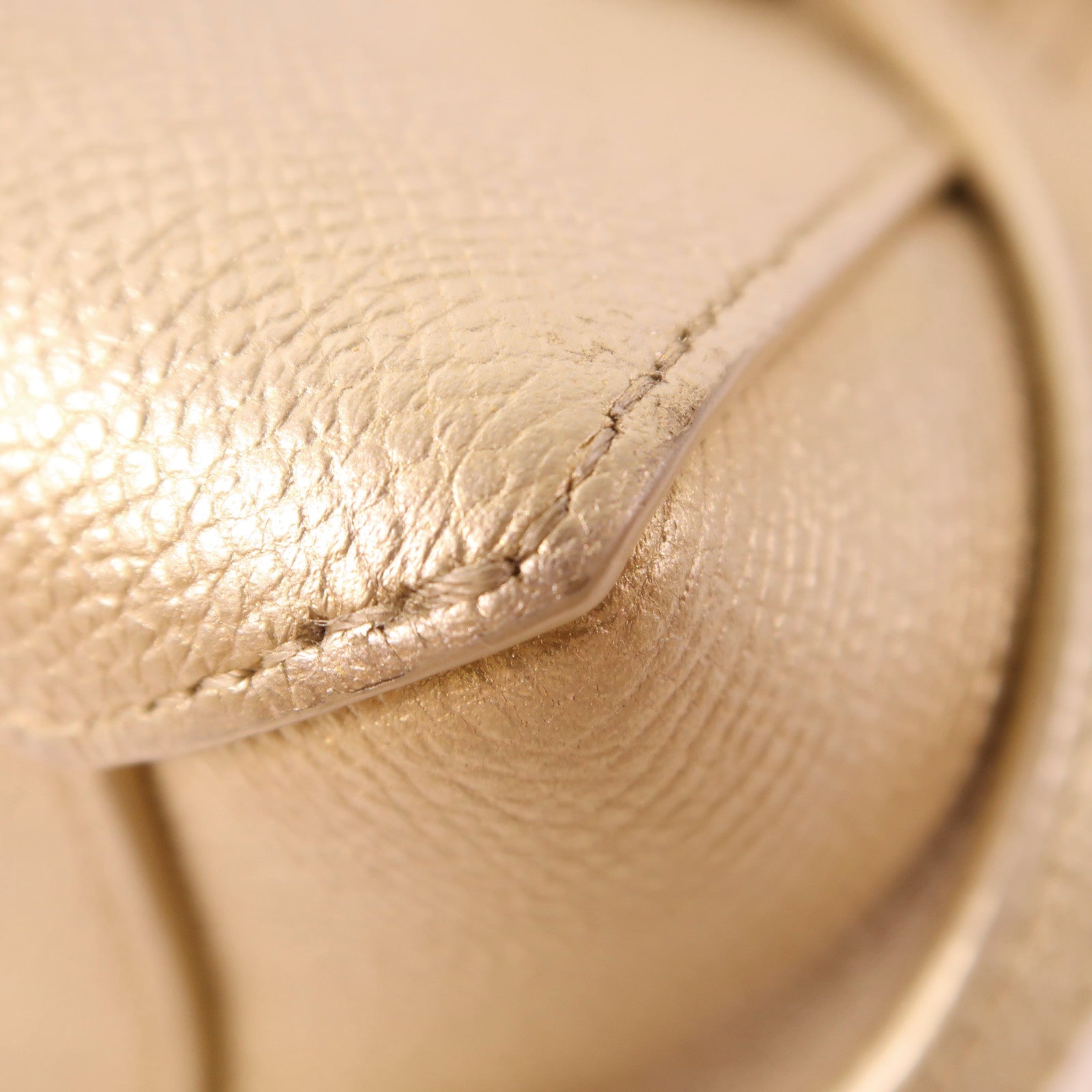 CELINE 牛皮皮革Nano Belt Bag金扣手挽肩背兩用袋