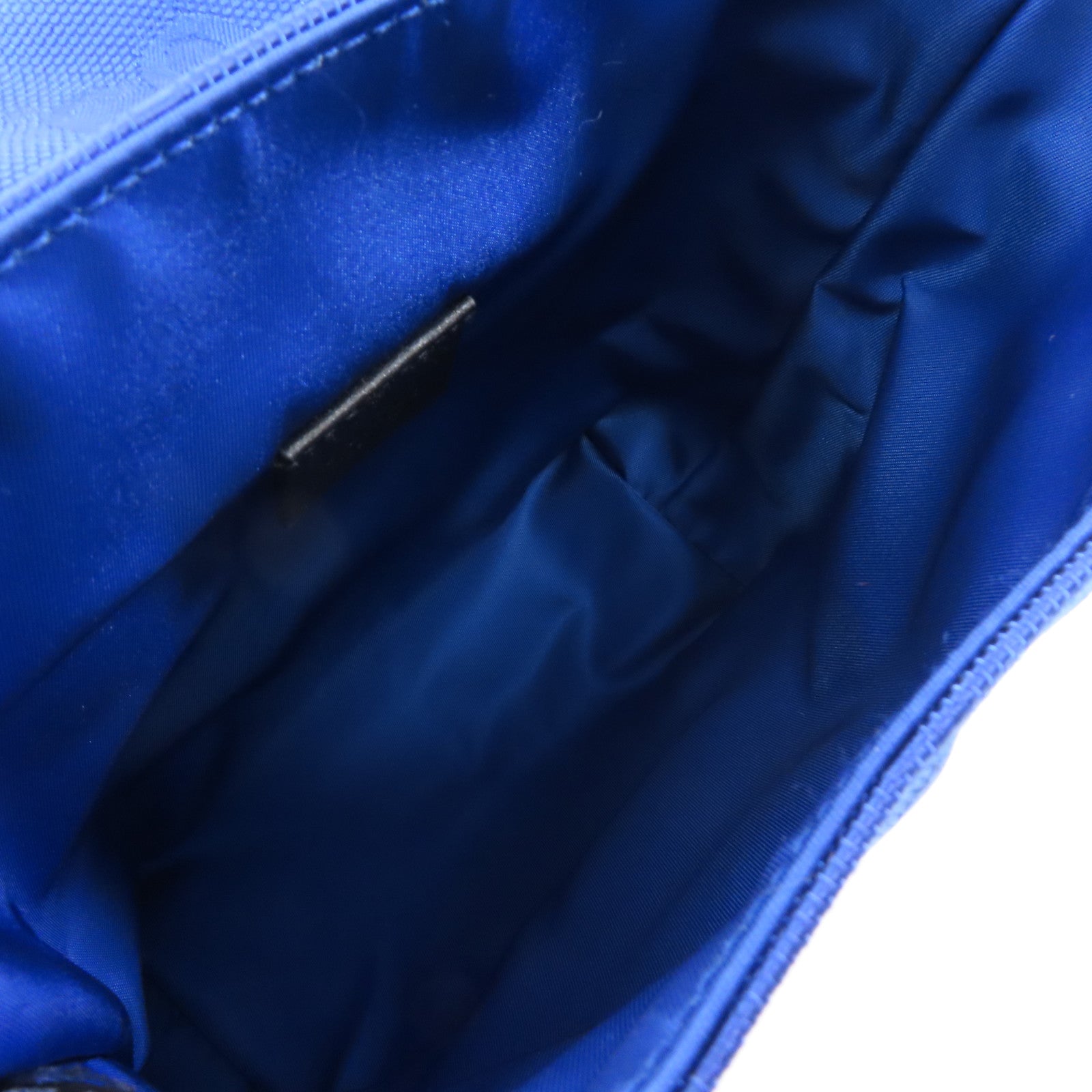 GUCCI 尼龍Shoulder Bag銀扣肩背袋藍色