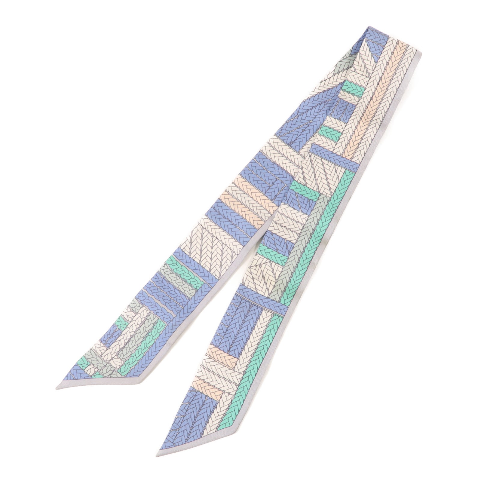 HERMES 【激減優惠】絲質Twilly絲巾