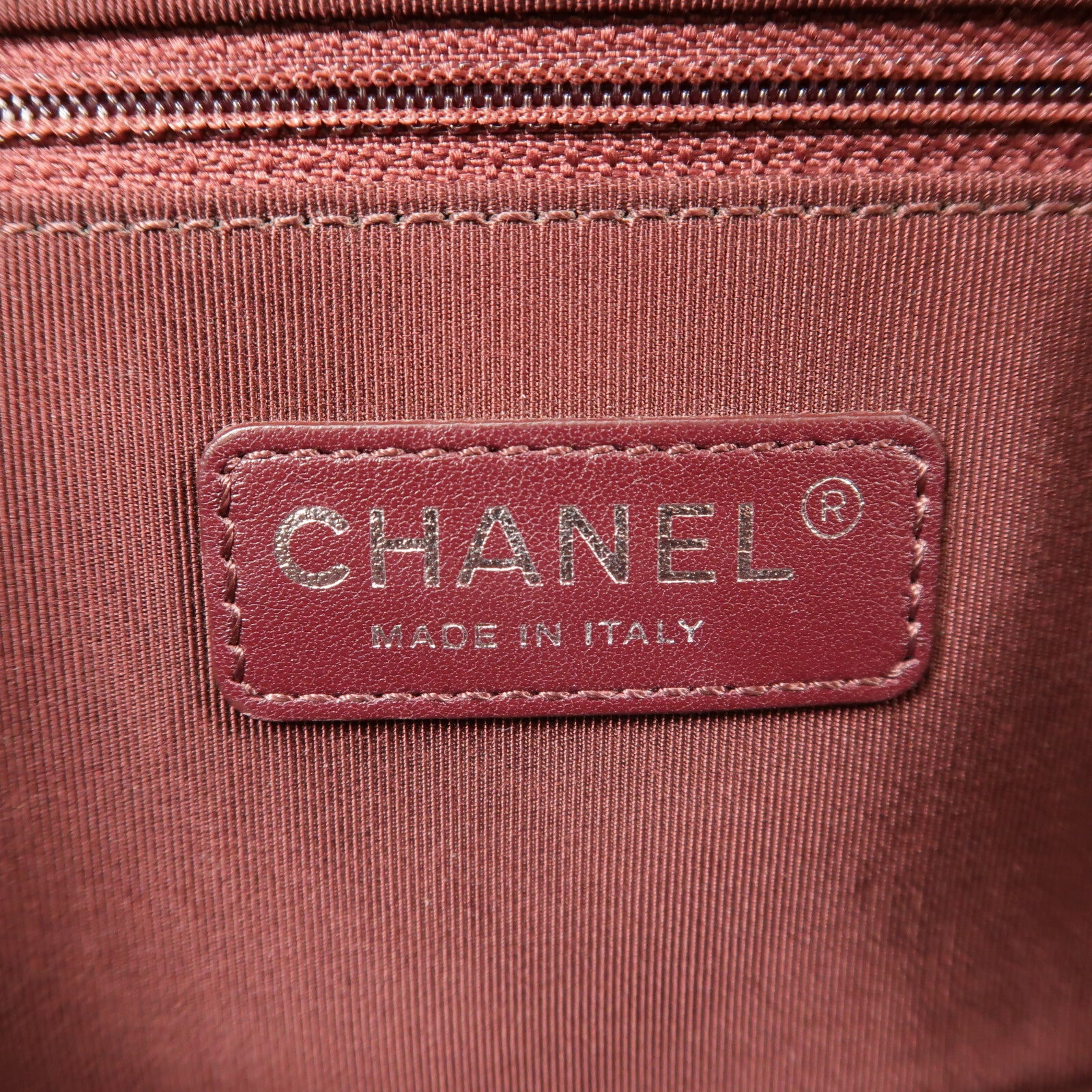 CHANEL 牛皮皮革Coco Boy Camera Bag鏈帶肩背袋