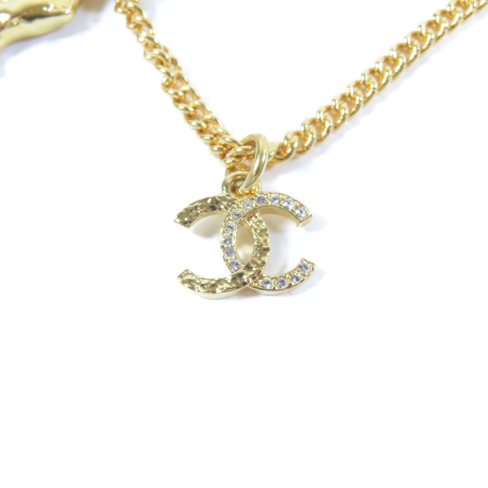 CHANEL 金屬Necklace項鍊金色