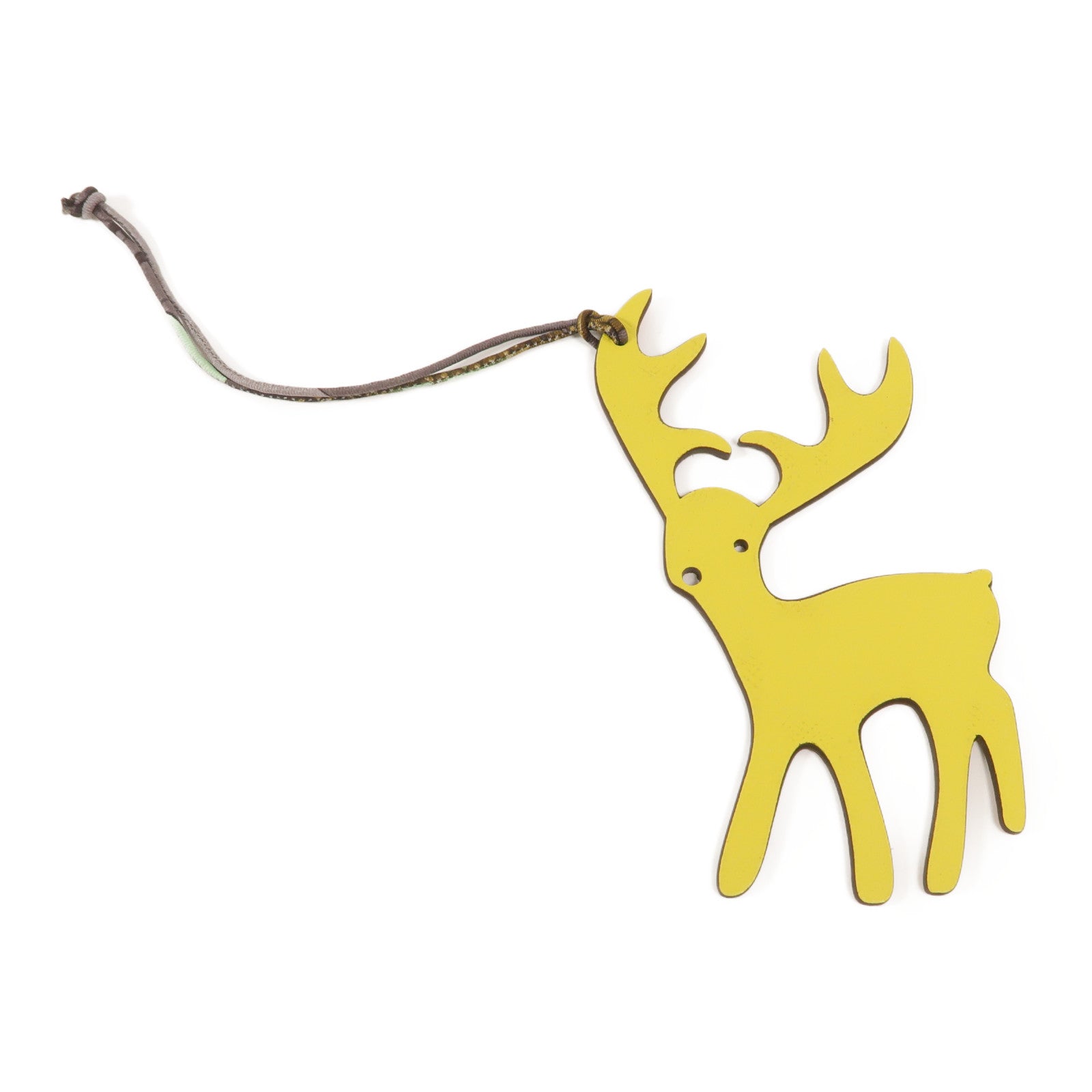 HERMES Epsom/Clemence皮革Deer Bag Charm掛飾