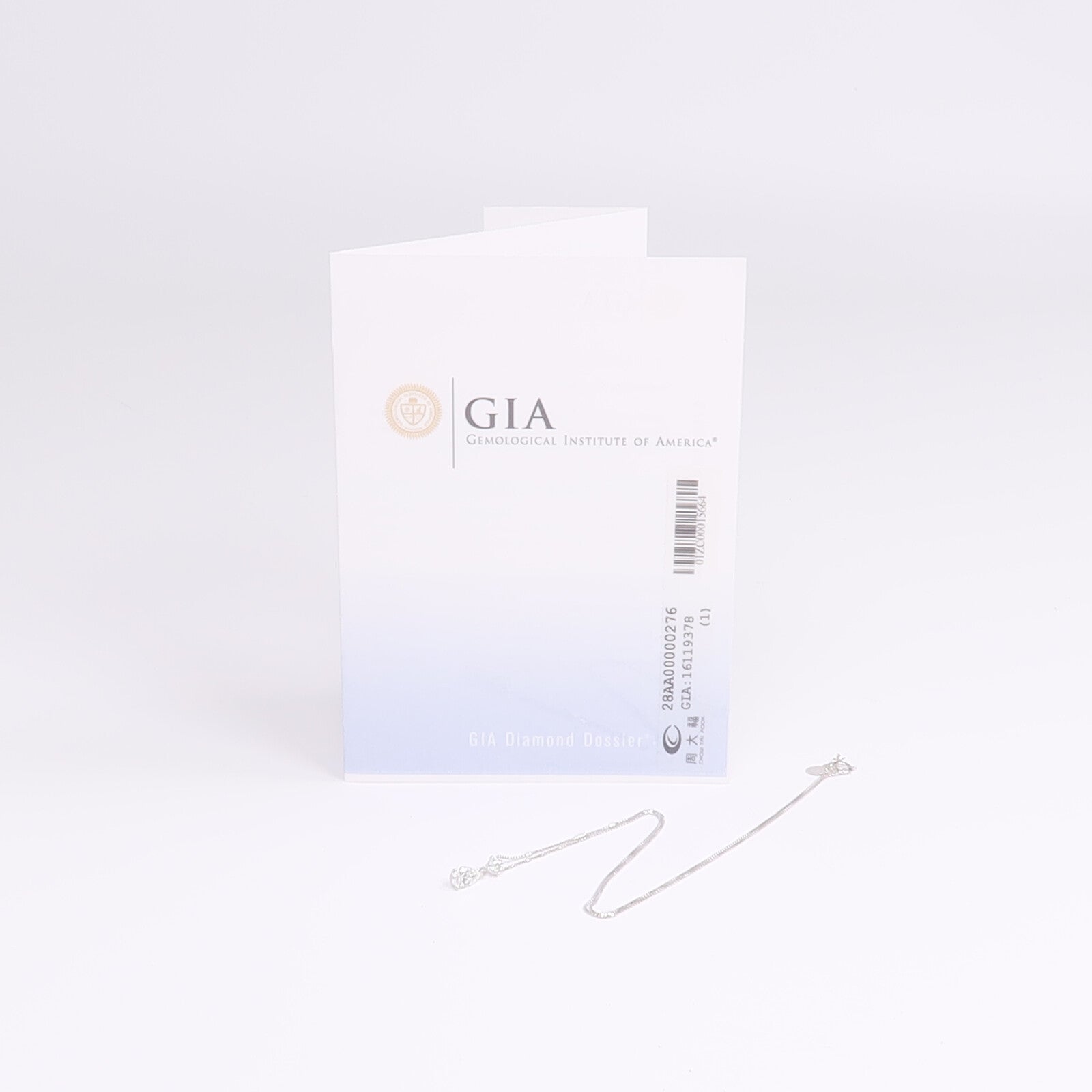 JEWELRY 18K白金Diamond Necklace鑽石項鍊