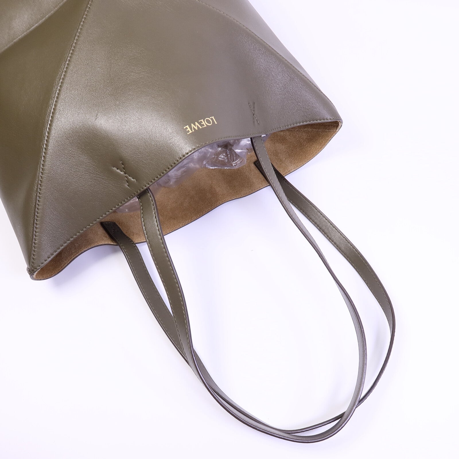 LOEWE 牛皮皮革Puzzle Fold Tote Medium手挽袋