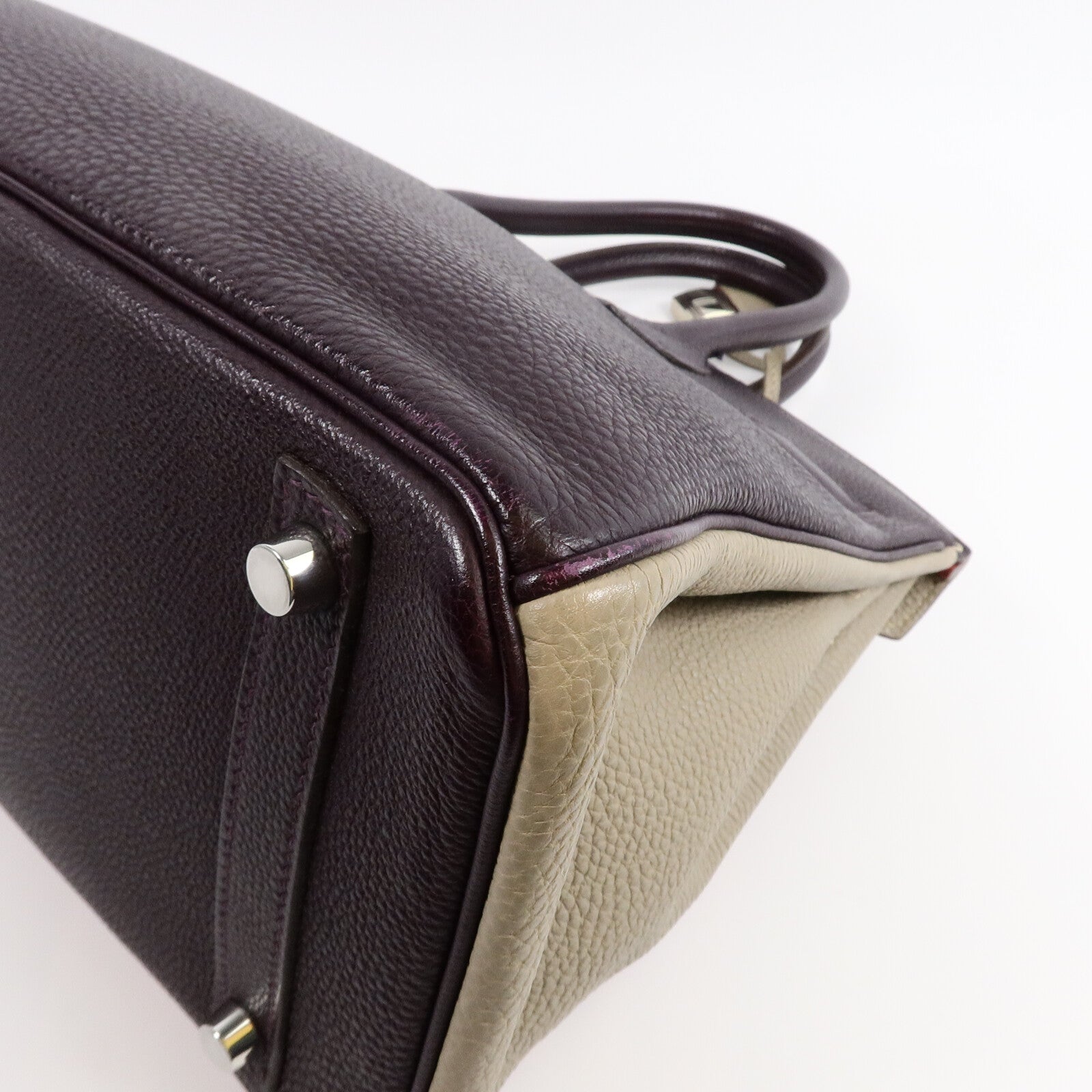 HERMES Togo皮革Birkin 30手挽袋3 Tone