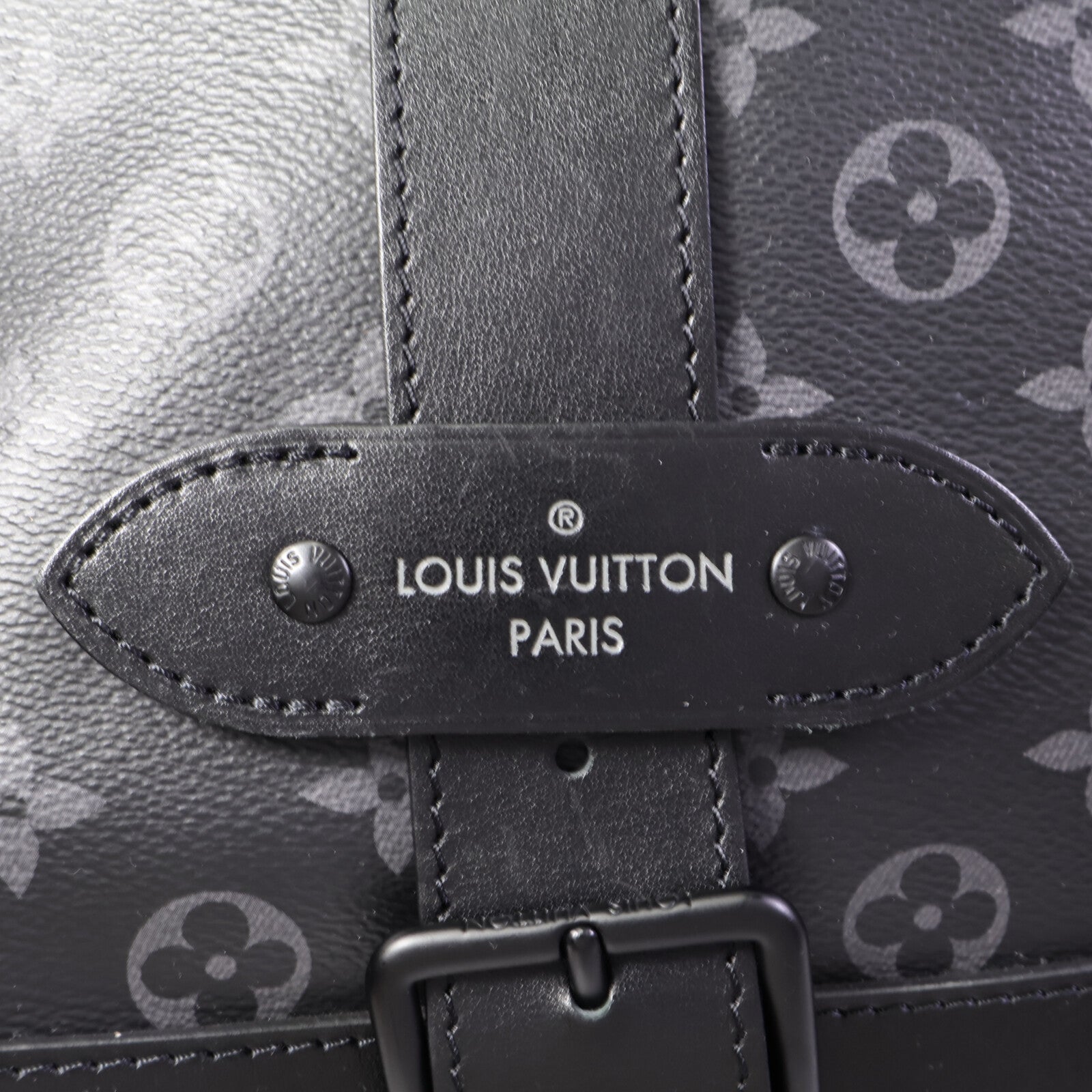 LOUIS VUITTON Monogram Eclipse Saumur肩背袋