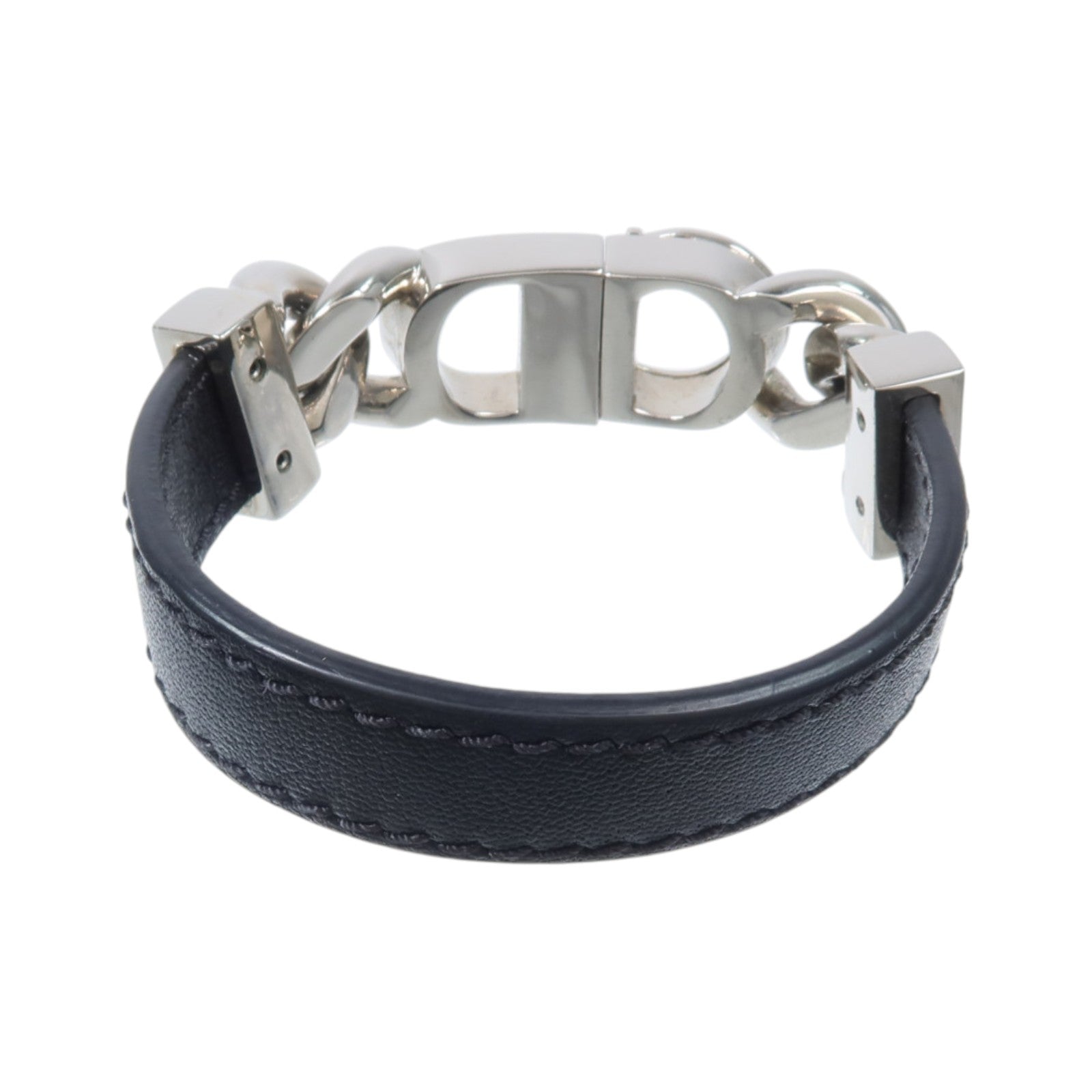 Dior 牛皮皮革/金屬CD Icon Bracelet手鏈