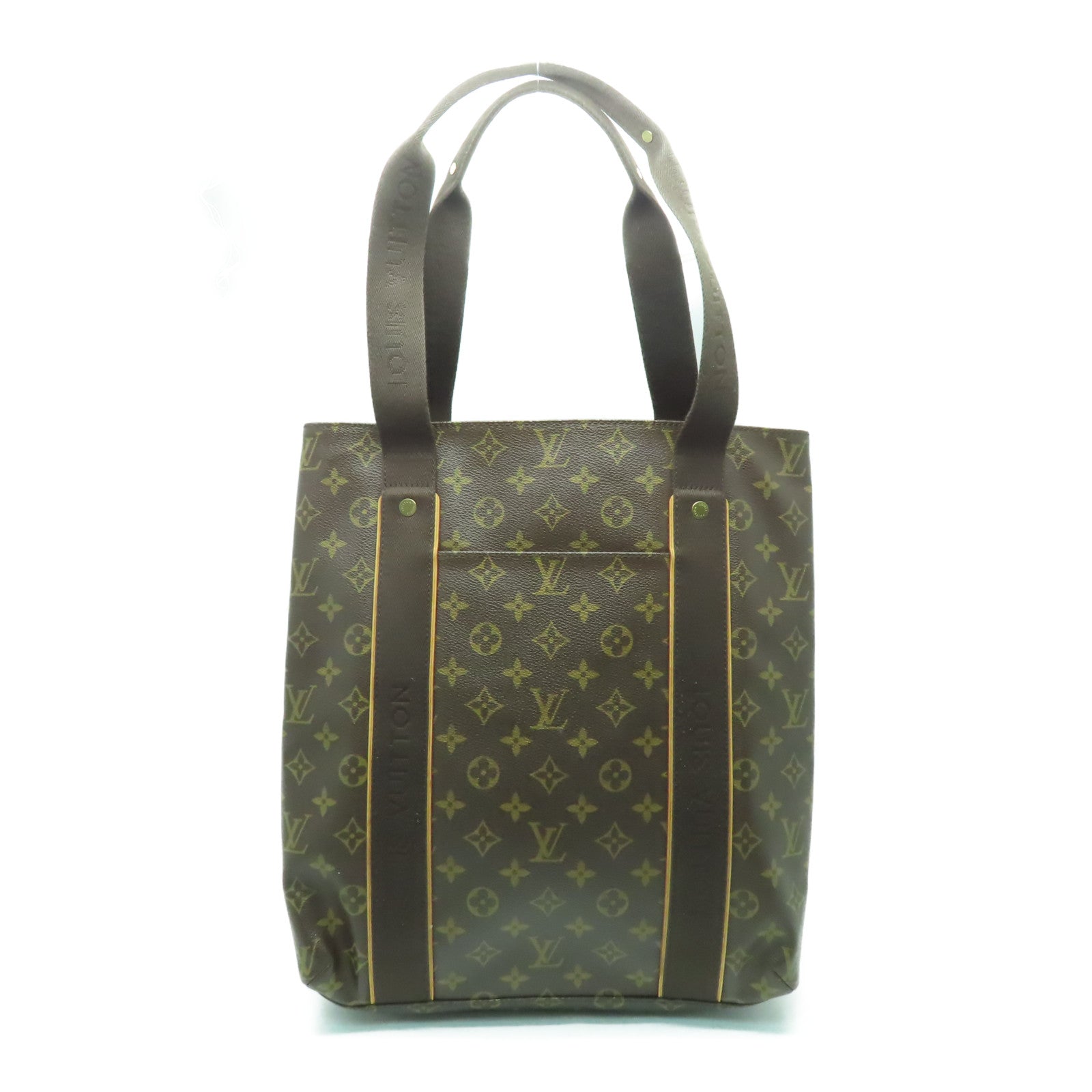 LOUIS VUITTON 【激減優惠】Monogram Cabas Beaubourg金扣肩背袋啡色