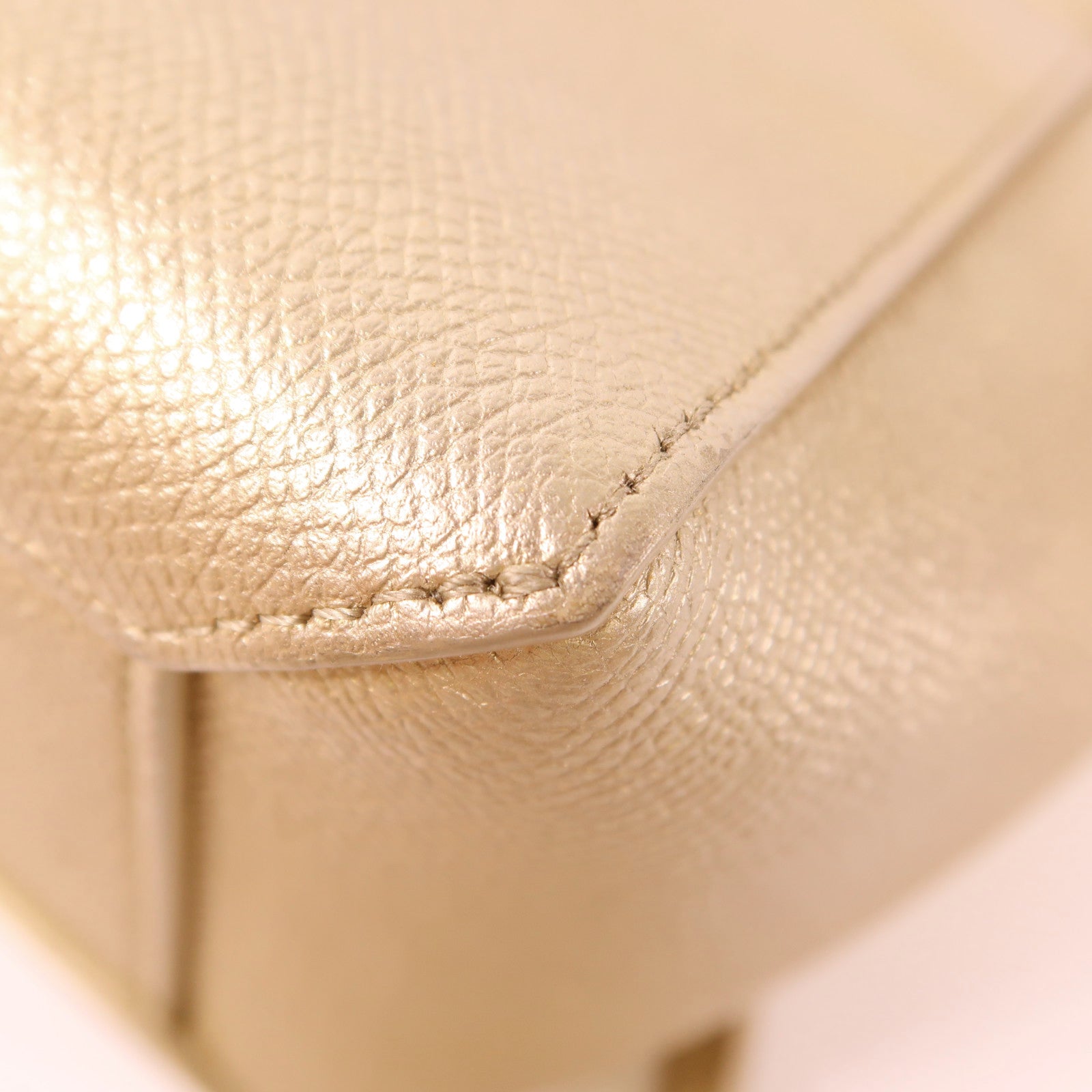 CELINE 牛皮皮革Nano Belt Bag金扣手挽肩背兩用袋