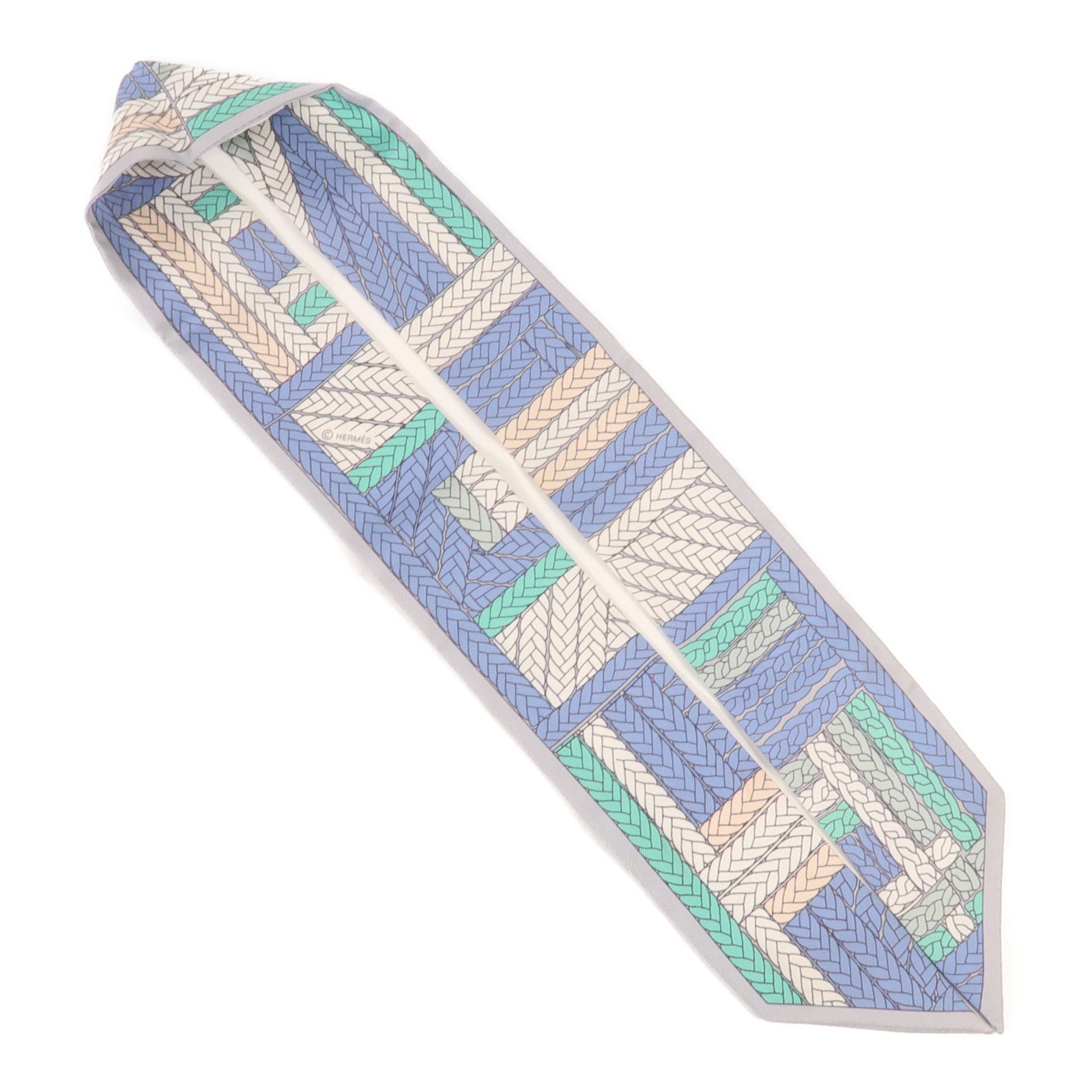 HERMES 【激減優惠】絲質Twilly絲巾