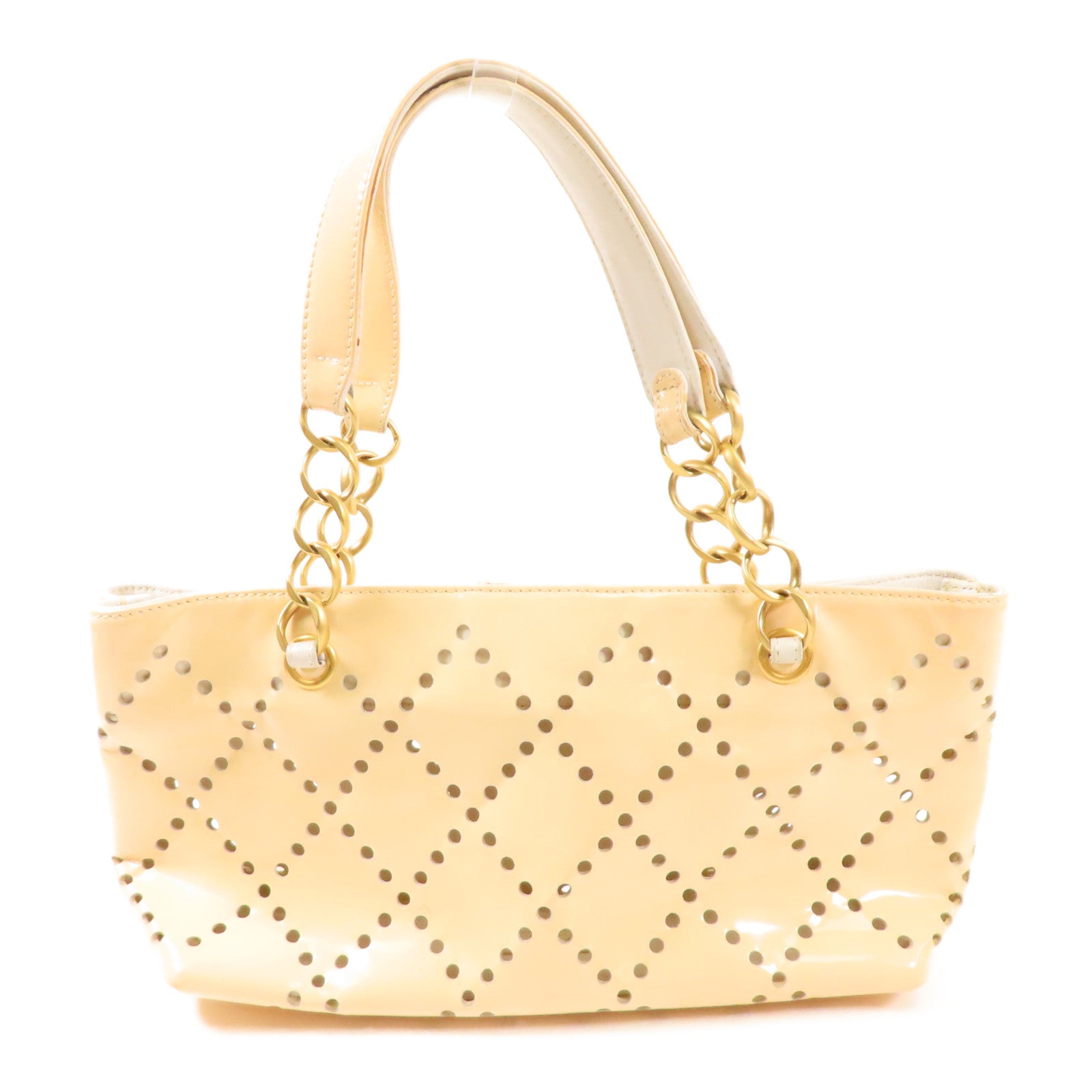 CHANEL PVC Hand Bag金扣手挽袋