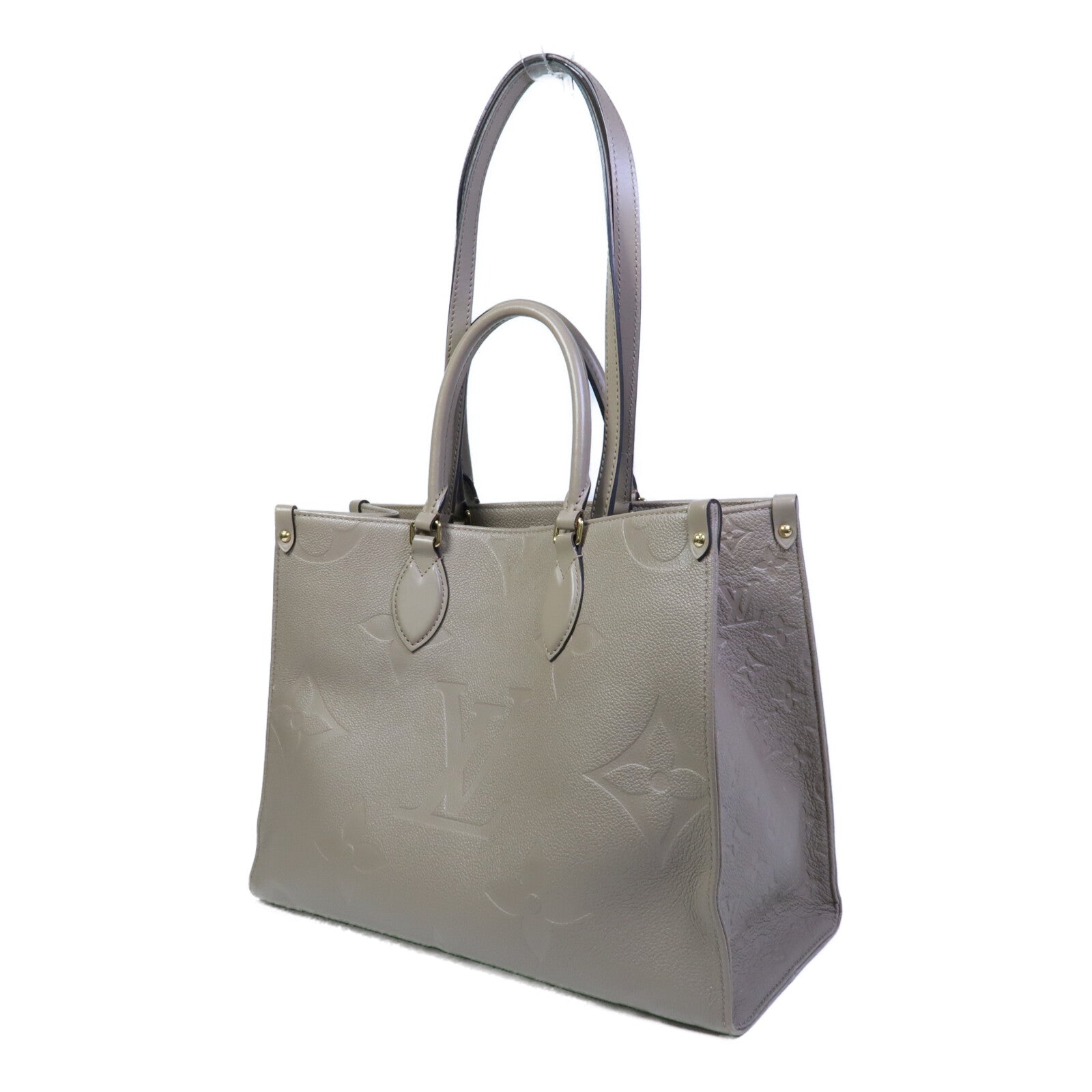 LOUIS VUITTON Monogram Empreinte On The Go MM手挽肩背兩用袋