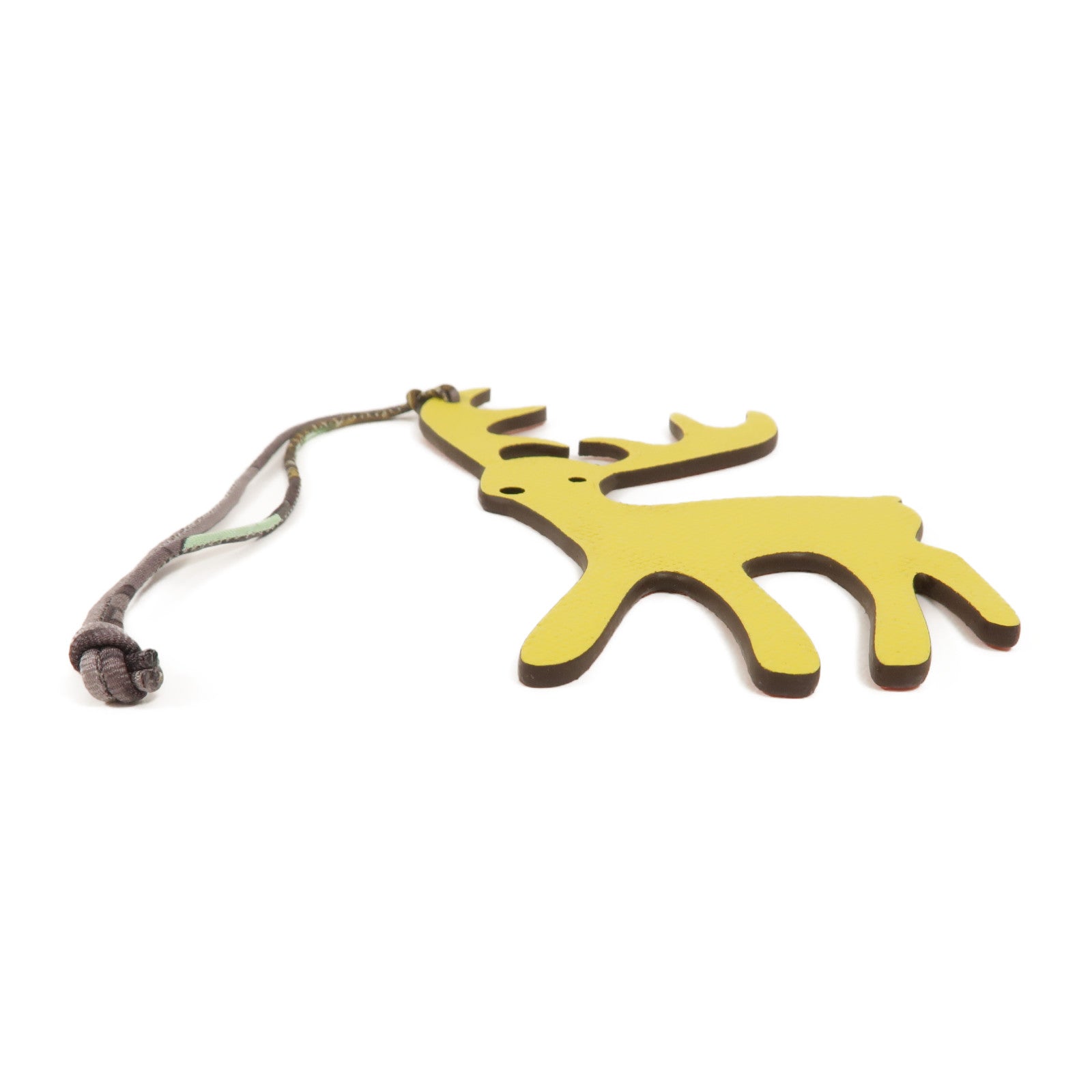 HERMES Epsom/Clemence皮革Deer Bag Charm掛飾