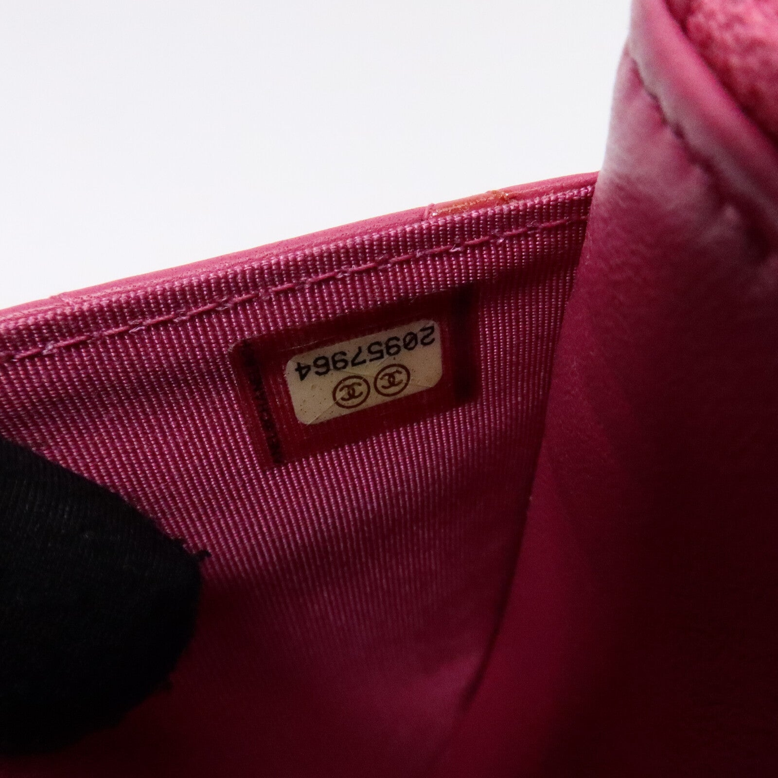 CHANEL 羊皮皮革WOC Wallet On Chain鏈帶肩背袋