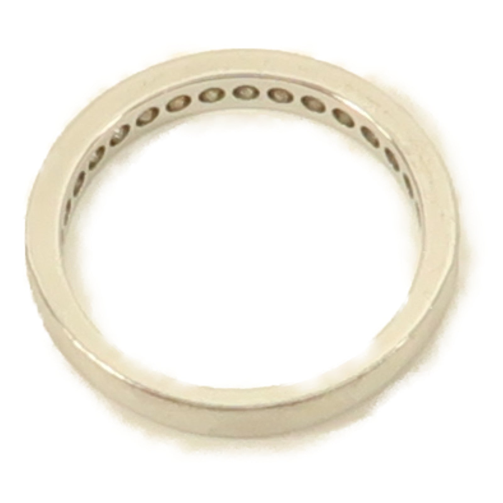 CARTIER PT950鉑金Etincelle De Cartier Ring戒指US#4.5銀色